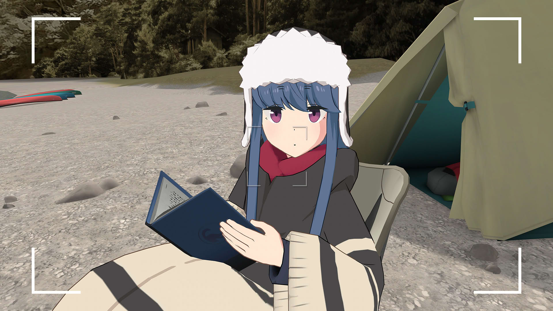 Screenshot for Laid-Back Camp: Virtual - Lake Motosu
