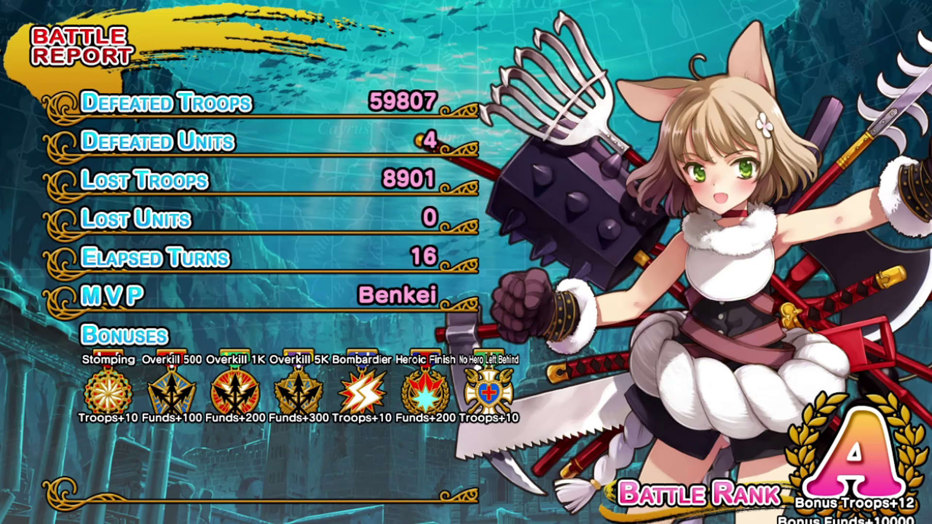 Screenshot for Eiyu Senki Gold: A New Conquest