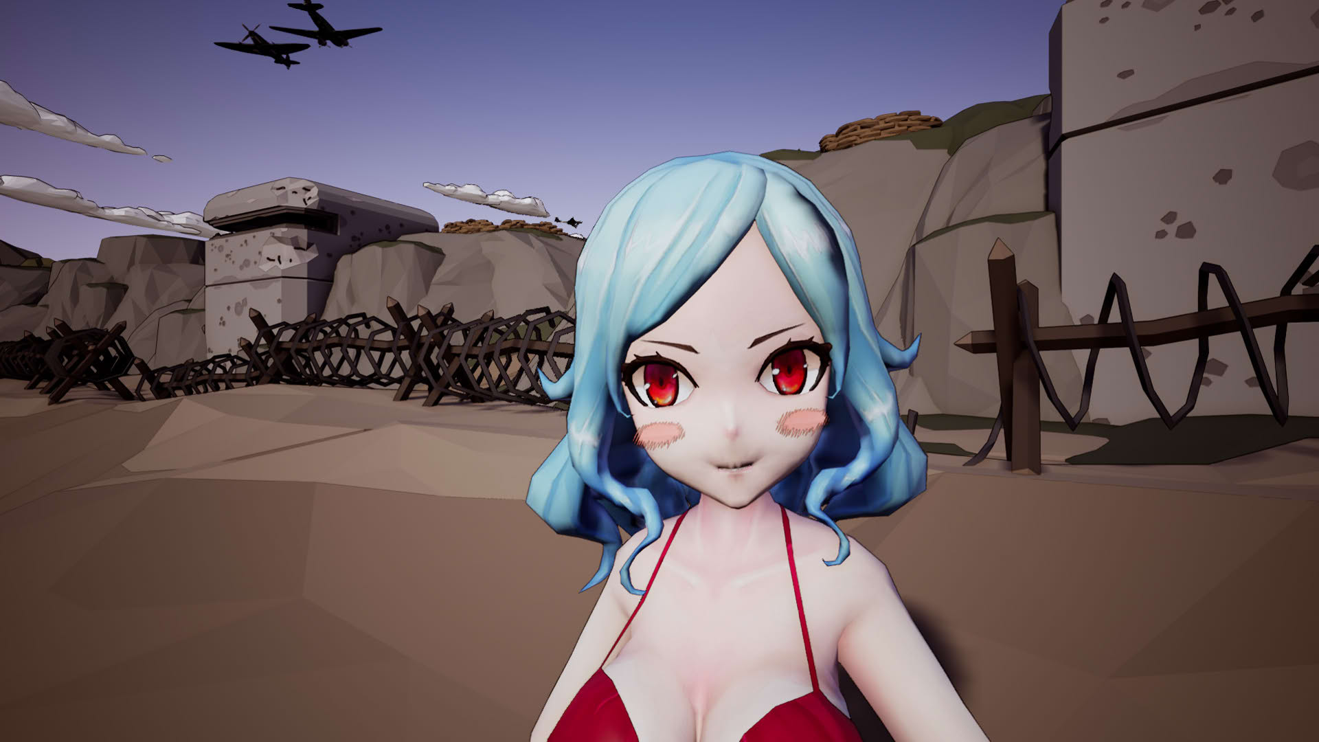 Screenshot for Inglorious Waifu VS Nazi Zombies