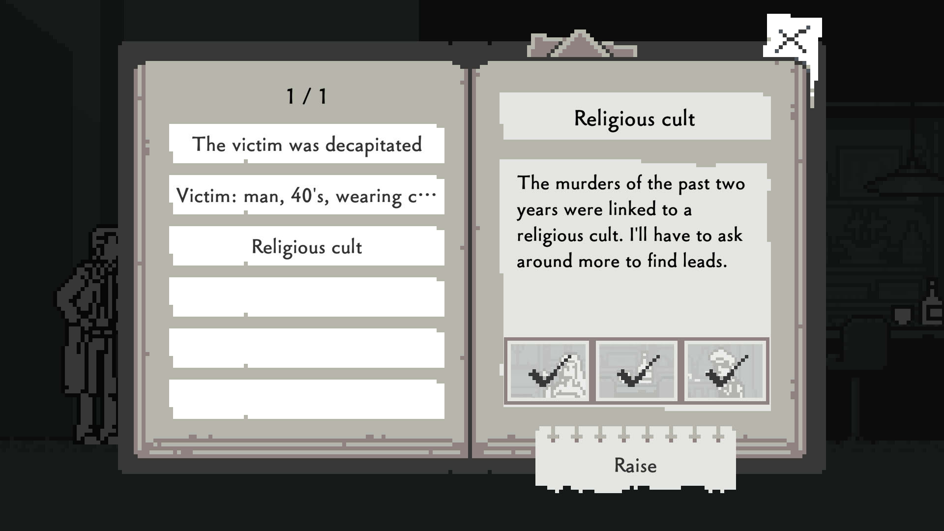 Screenshot for Makoto Wakaido's Case Files: Trilogy Deluxe