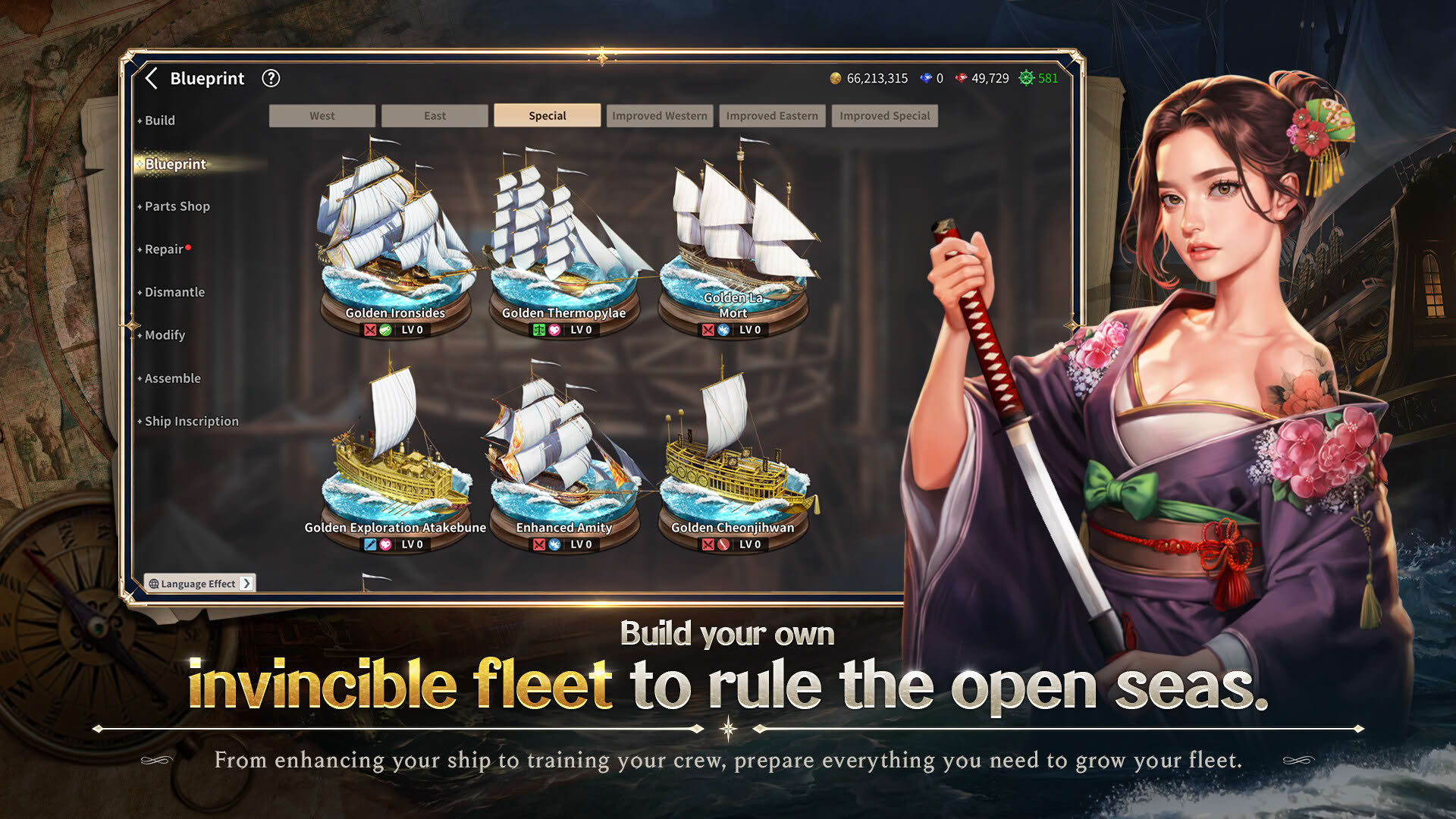 Screenshot for Uncharted Waters Origin