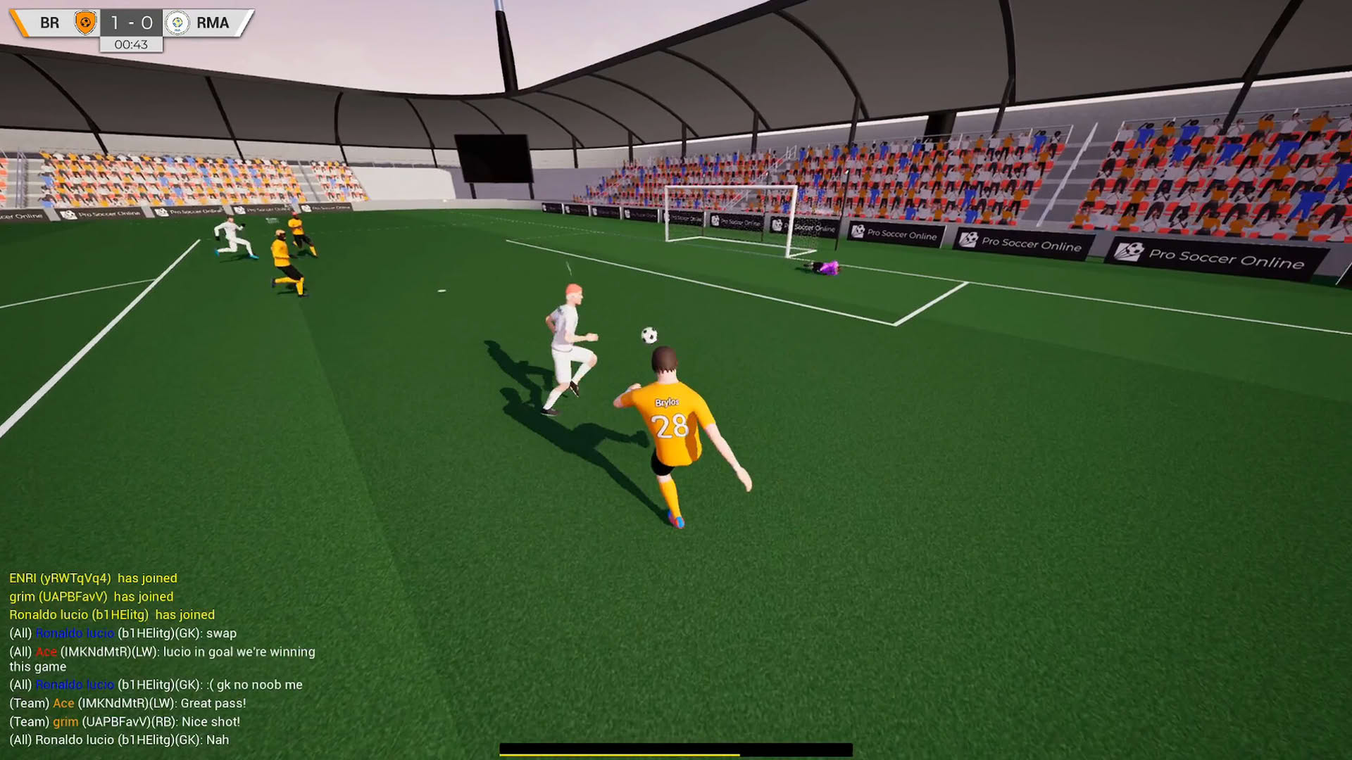 Screenshot for Pro Soccer Online