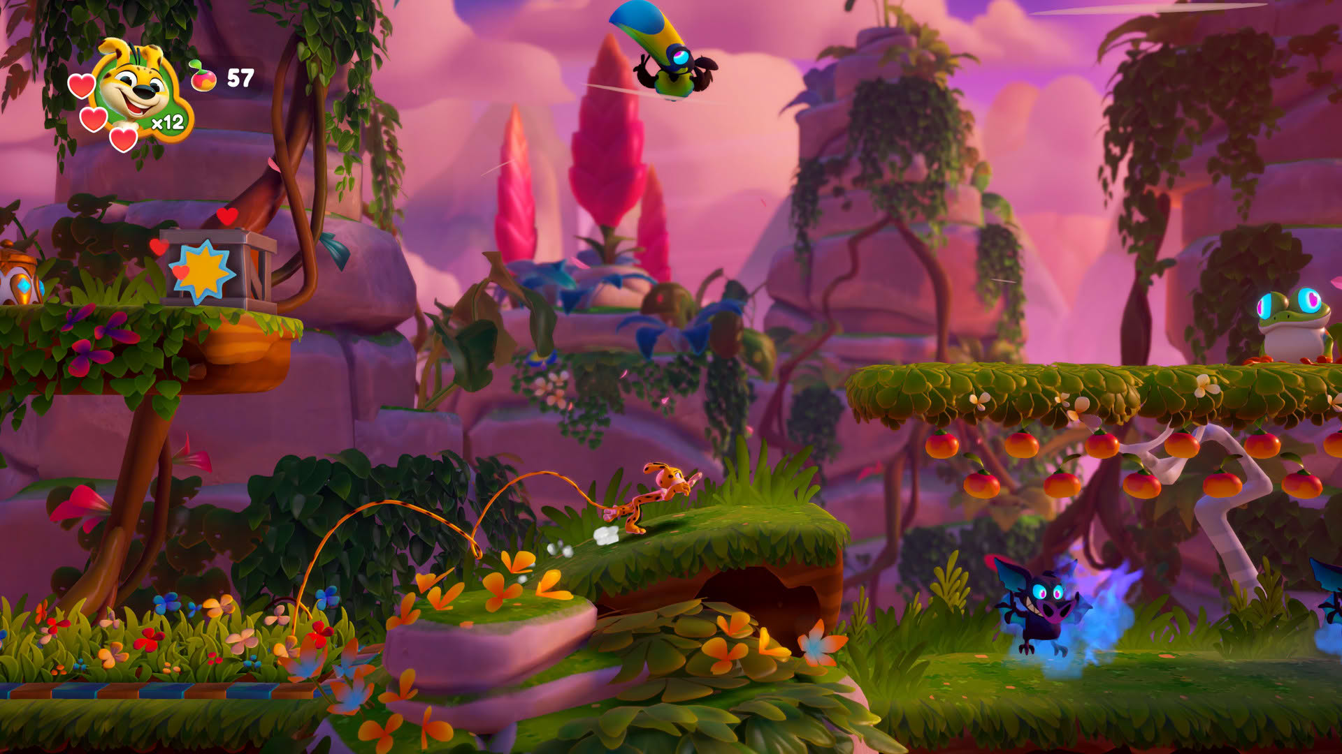 Screenshot for Marsupilami: Hoobadventure