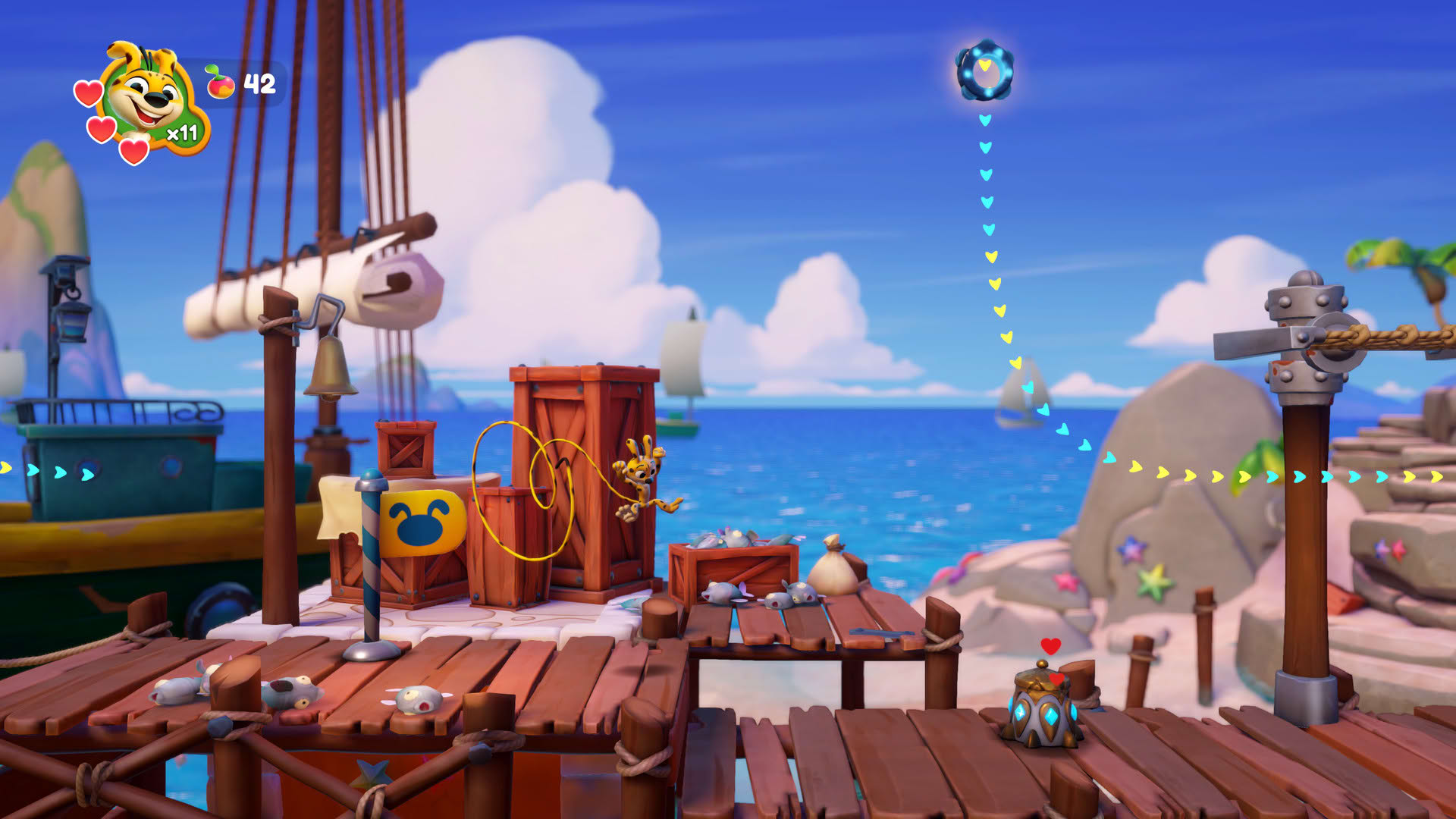 Screenshot for Marsupilami: Hoobadventure