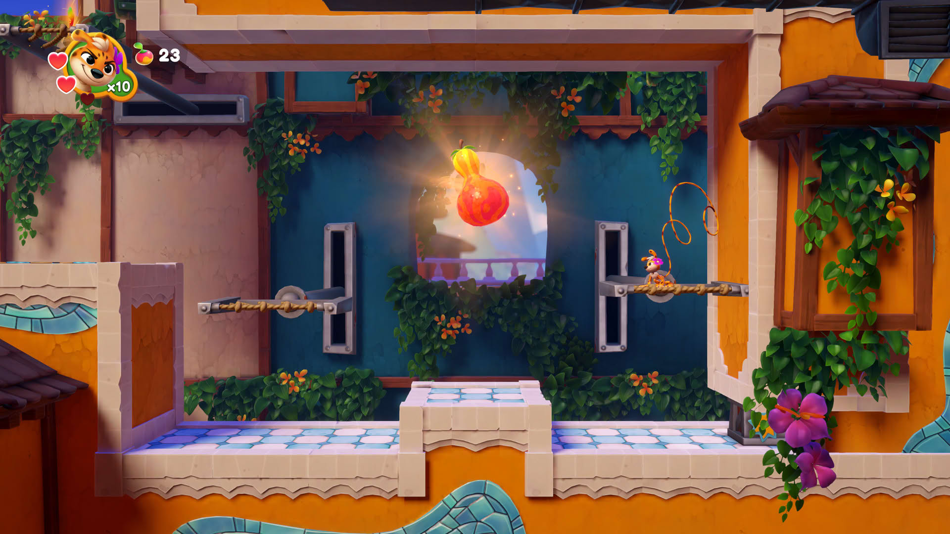 Screenshot for Marsupilami: Hoobadventure