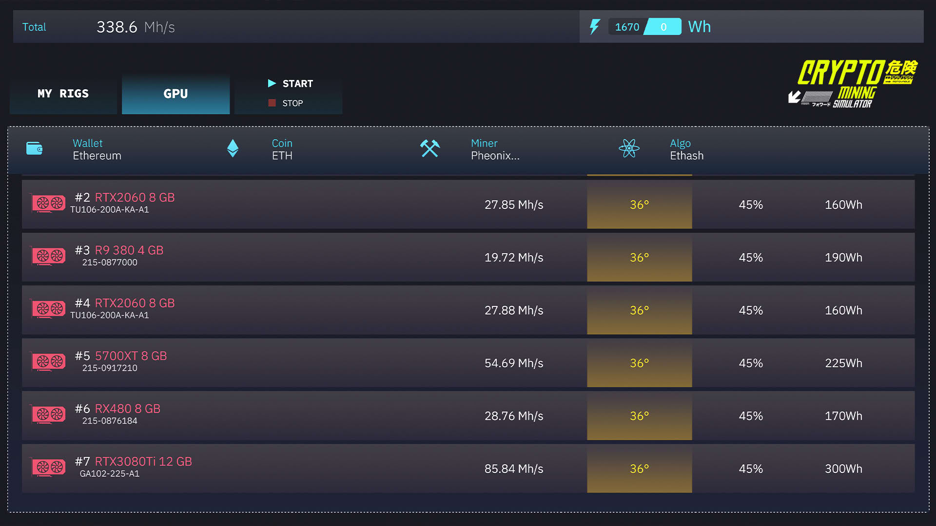 Screenshot for Crypto Mining Simulator