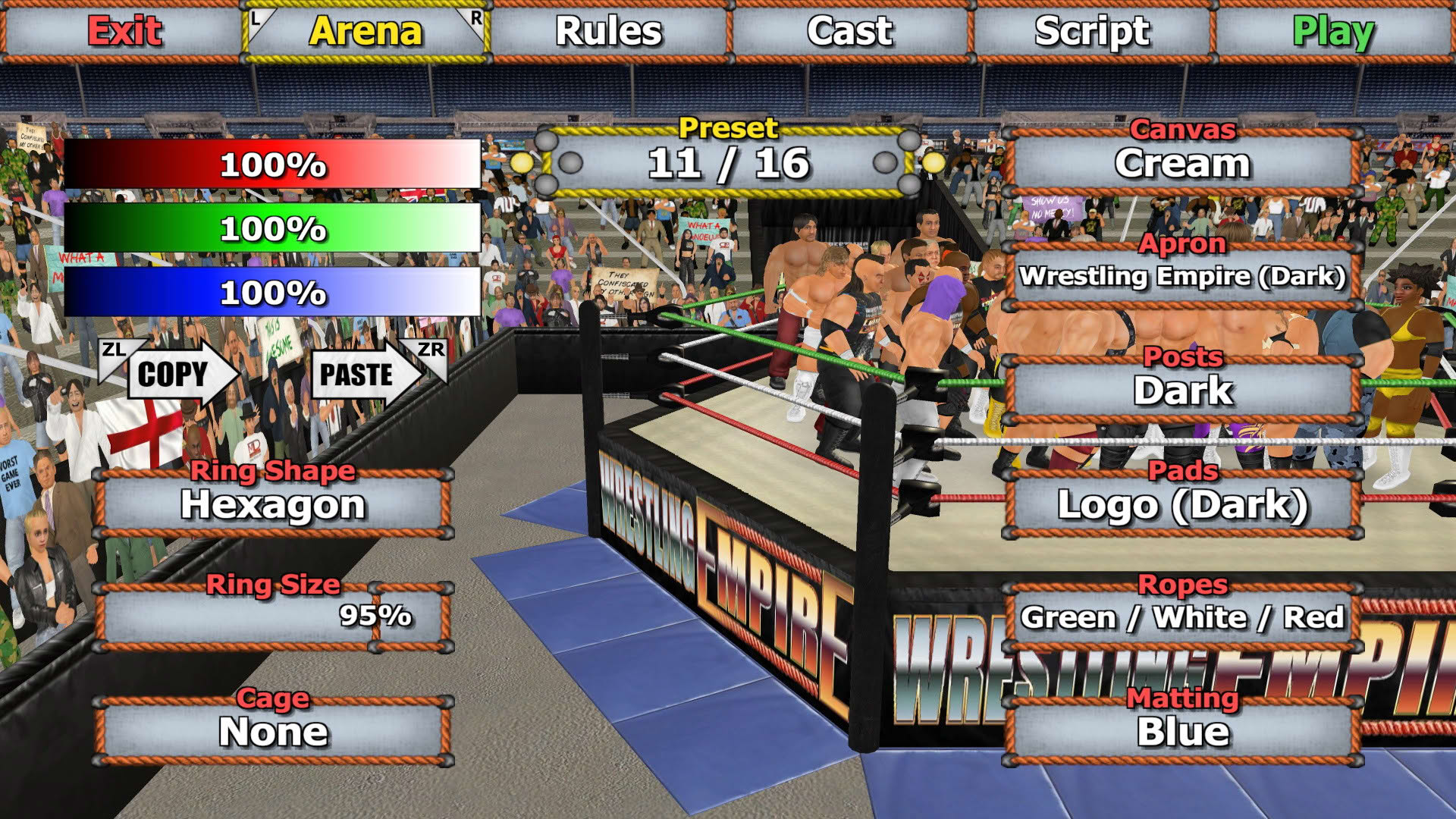 Screenshot for Wrestling Empire
