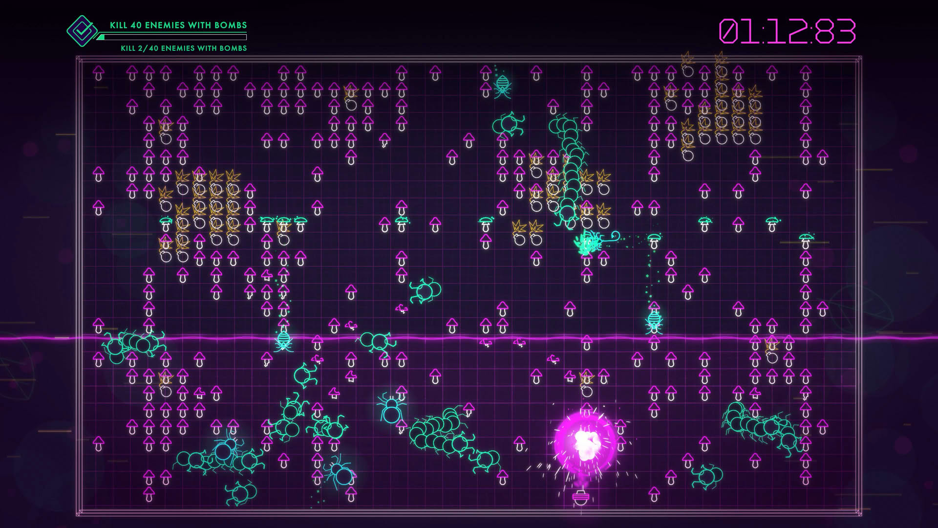 Screenshot for Centipede: Recharged