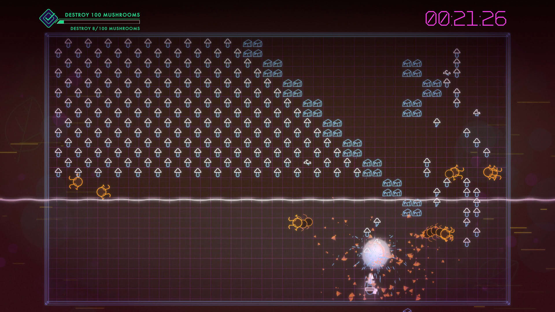 Screenshot for Centipede: Recharged