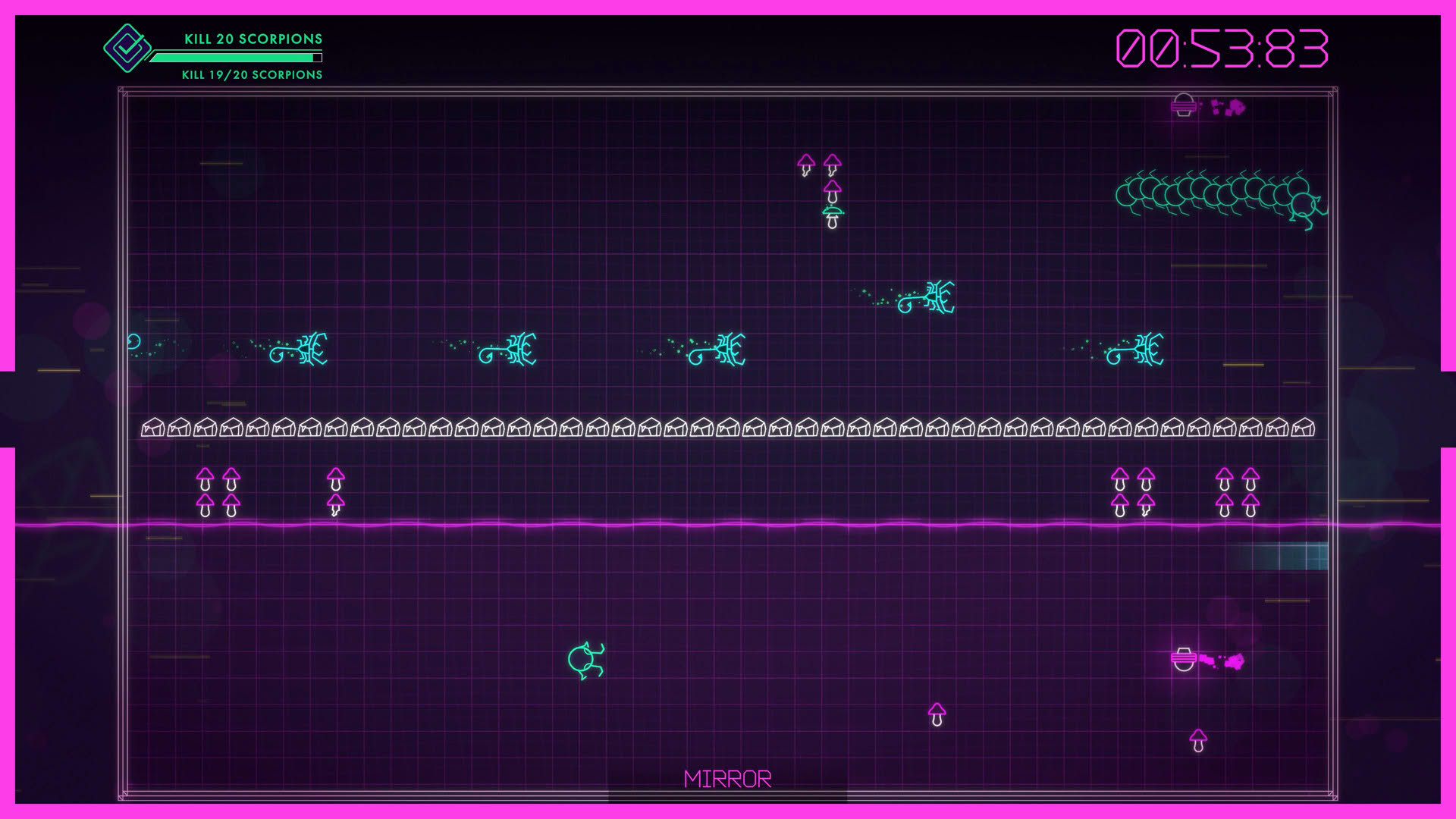 Screenshot for Centipede: Recharged