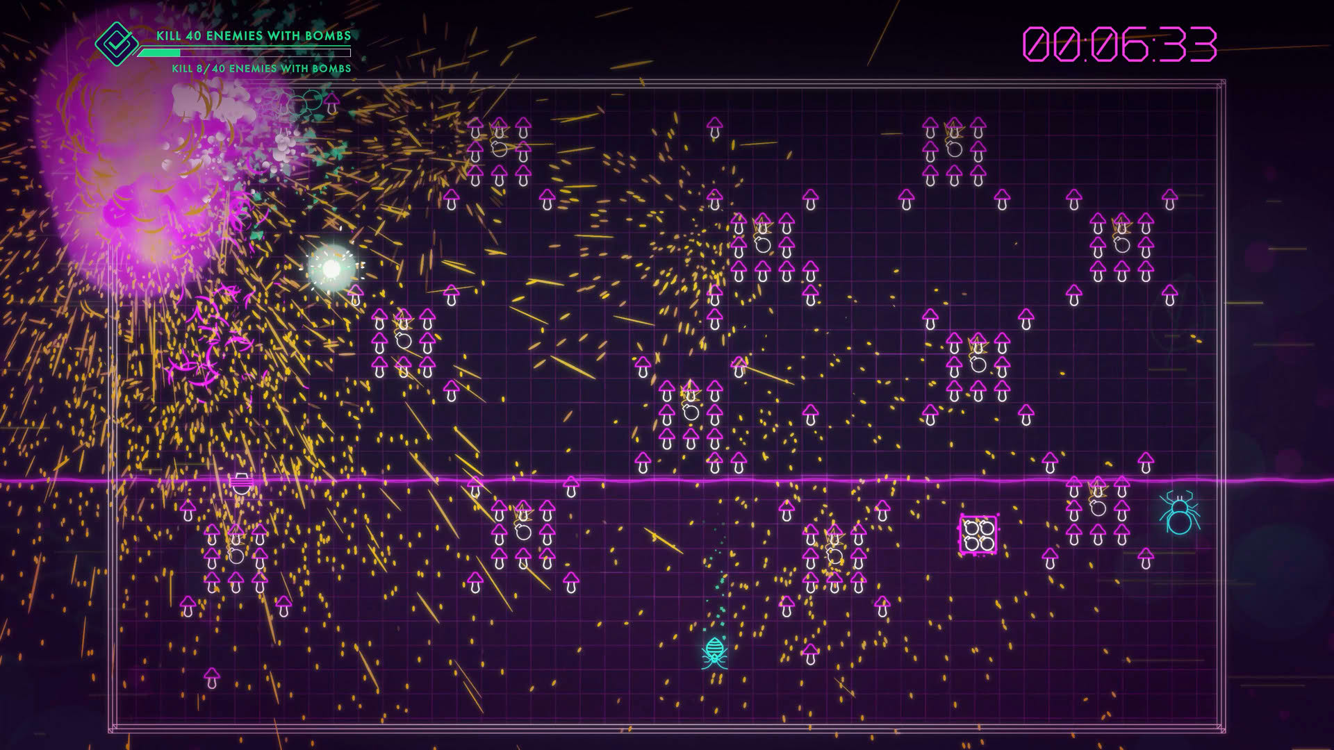 Screenshot for Centipede: Recharged