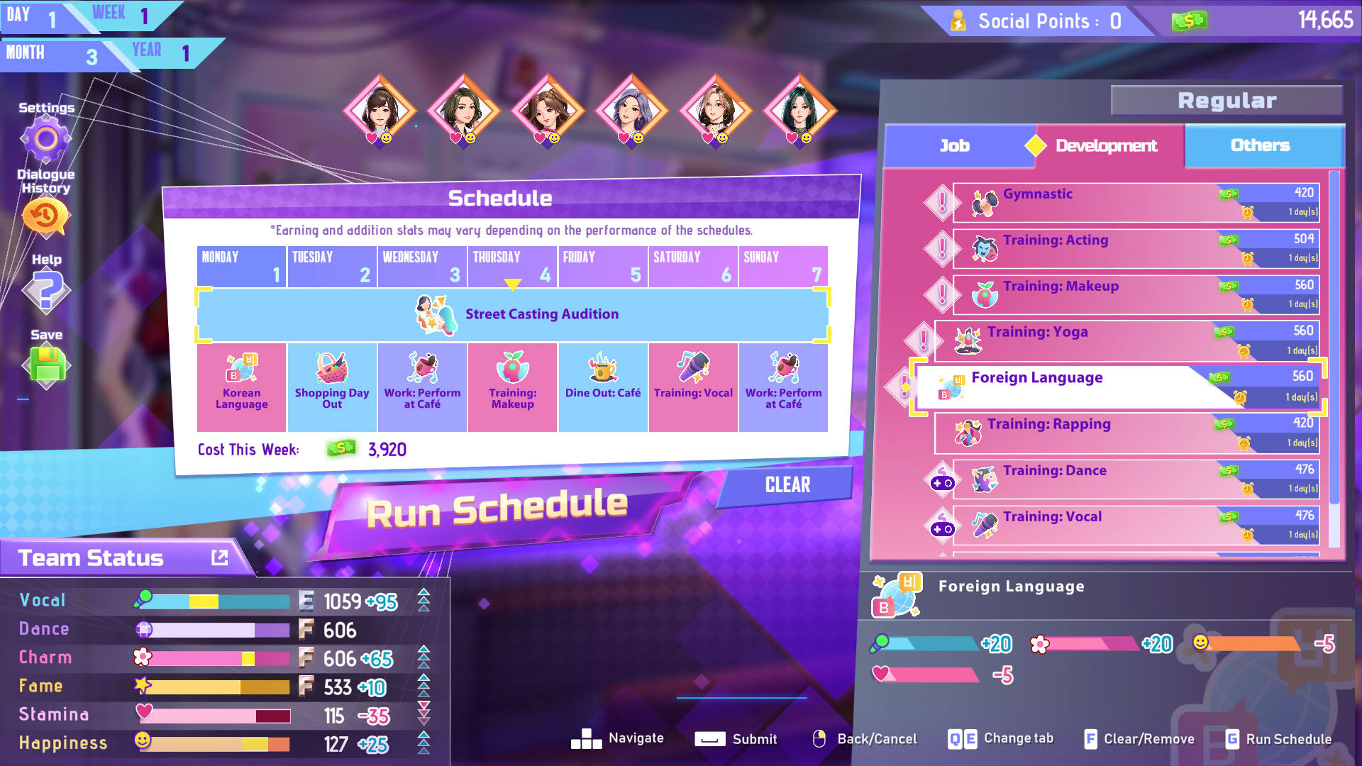 Screenshot for K-Pop Idol Stories: Road to Debut