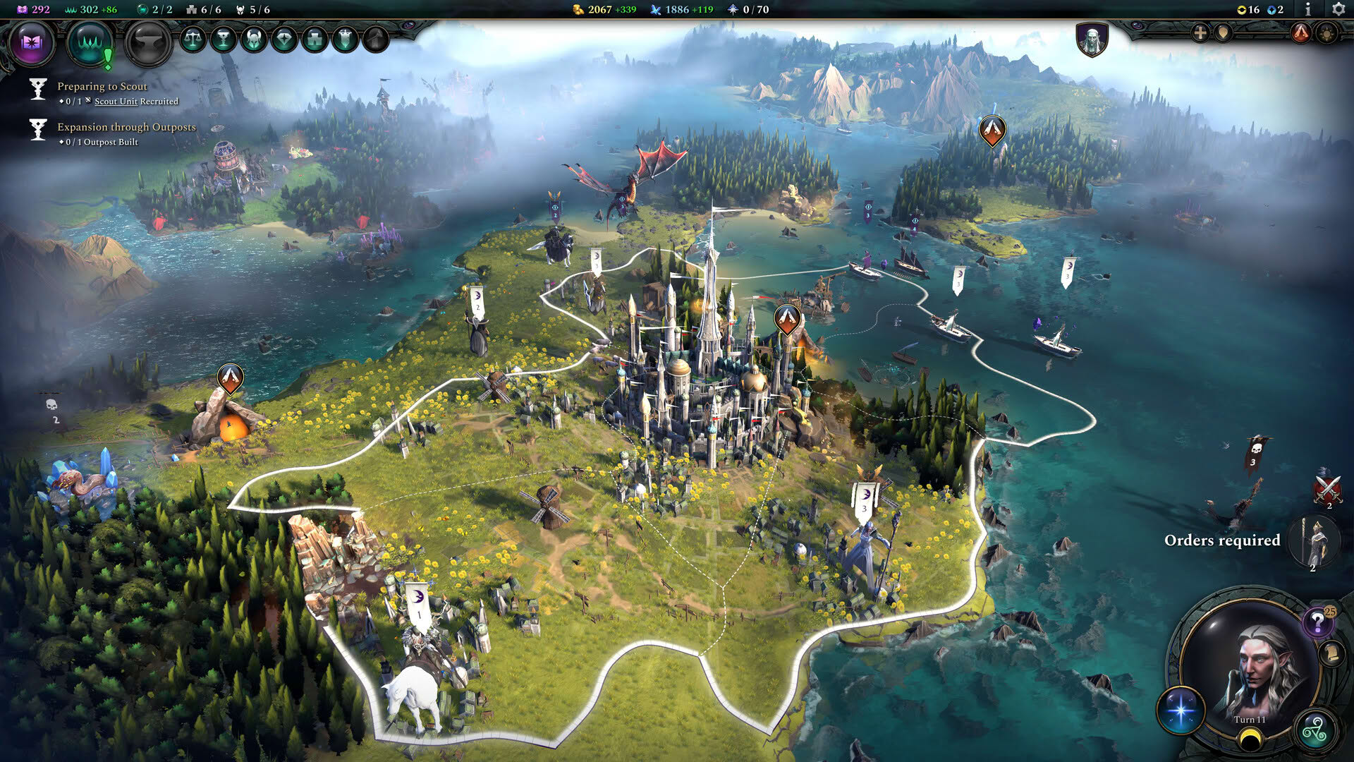 Screenshot for Age of Wonders 4