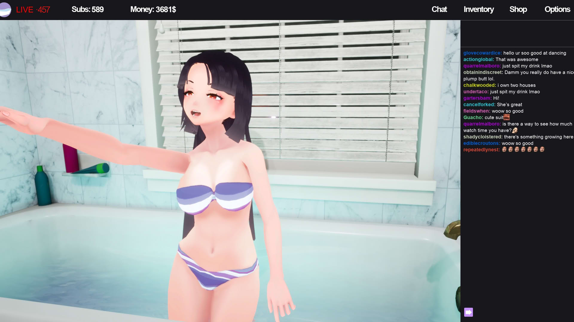 Screenshot for Hot Tub Simulator