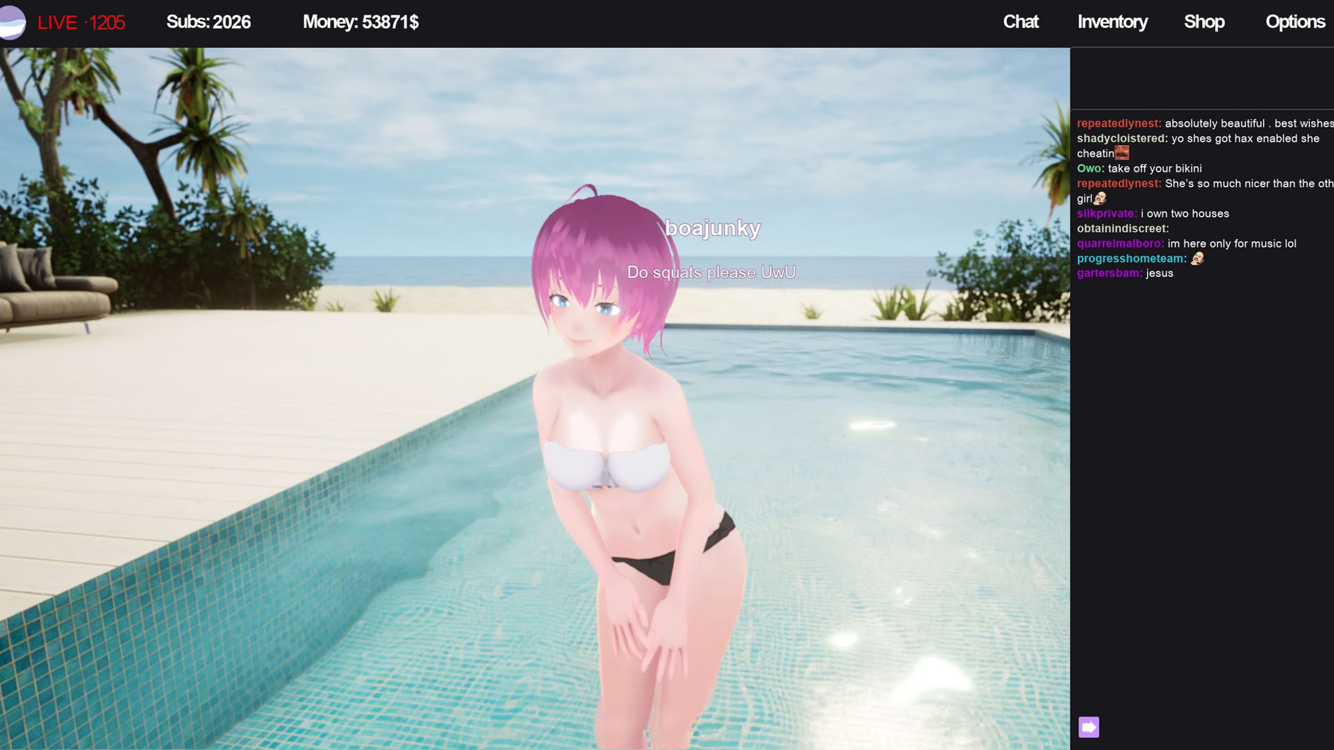 Screenshot for Hot Tub Simulator