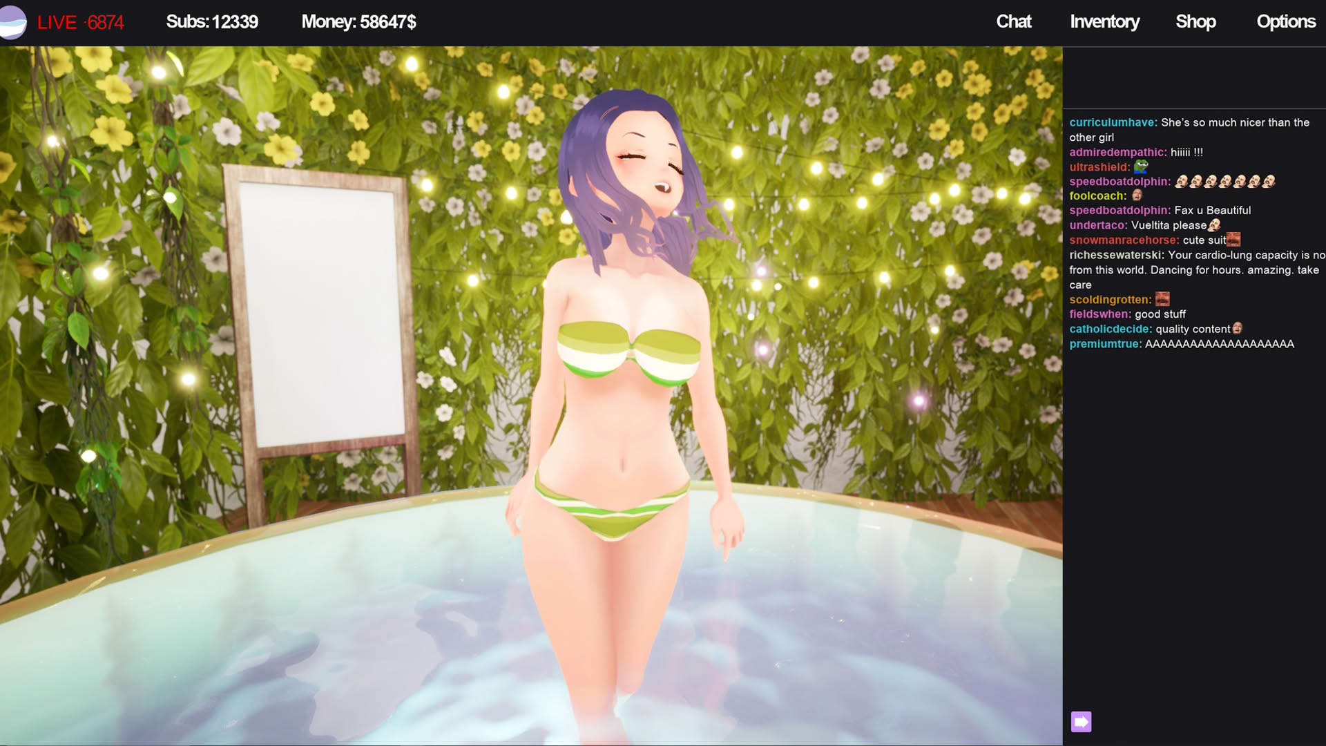 Screenshot for Hot Tub Simulator