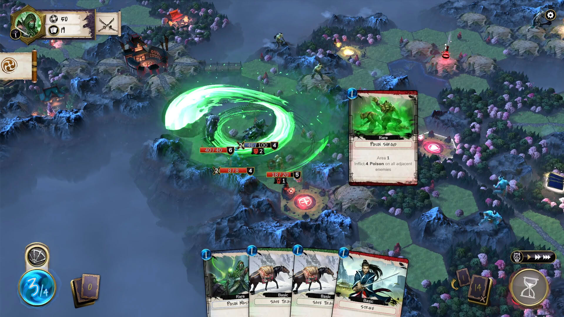 Screenshot for Mahokenshi - The Samurai Deckbuilder