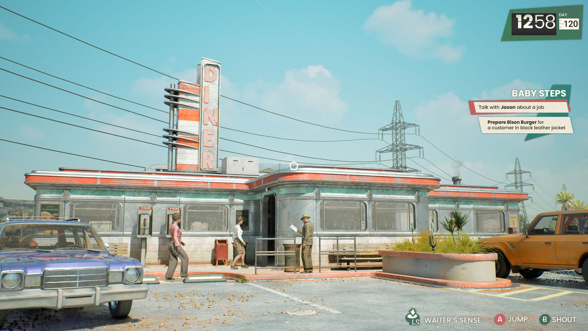 Screenshot for Road Diner Simulator