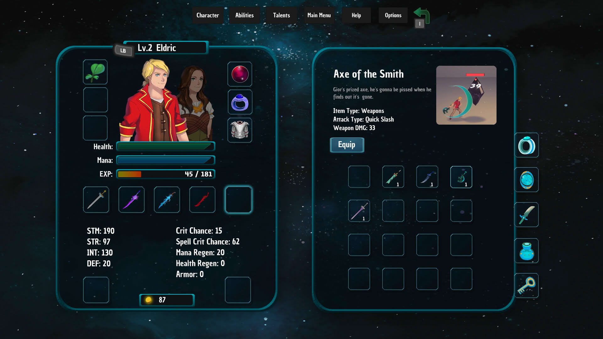 Screenshot for Echoes of the Stars