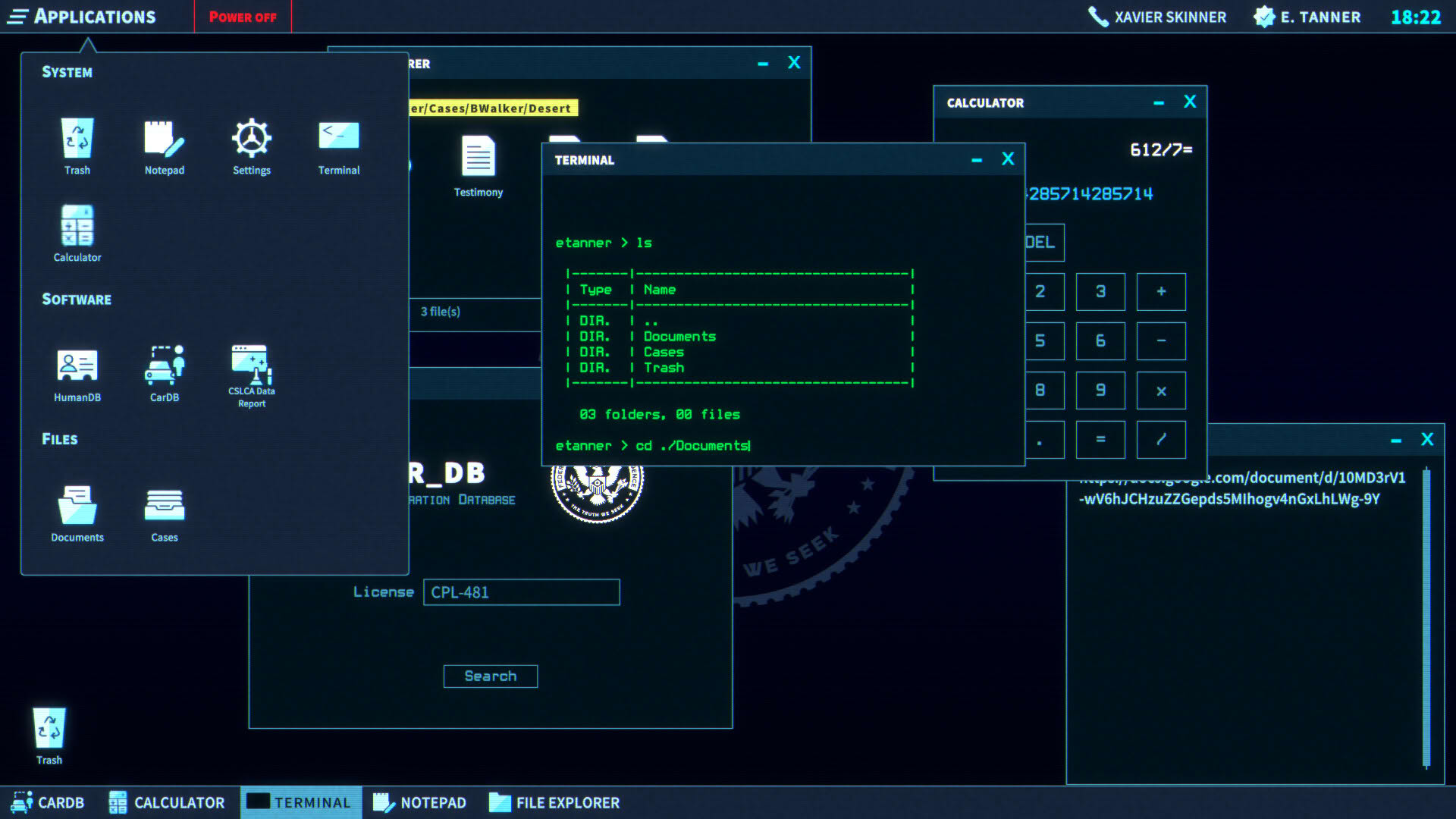 Screenshot for The Operator