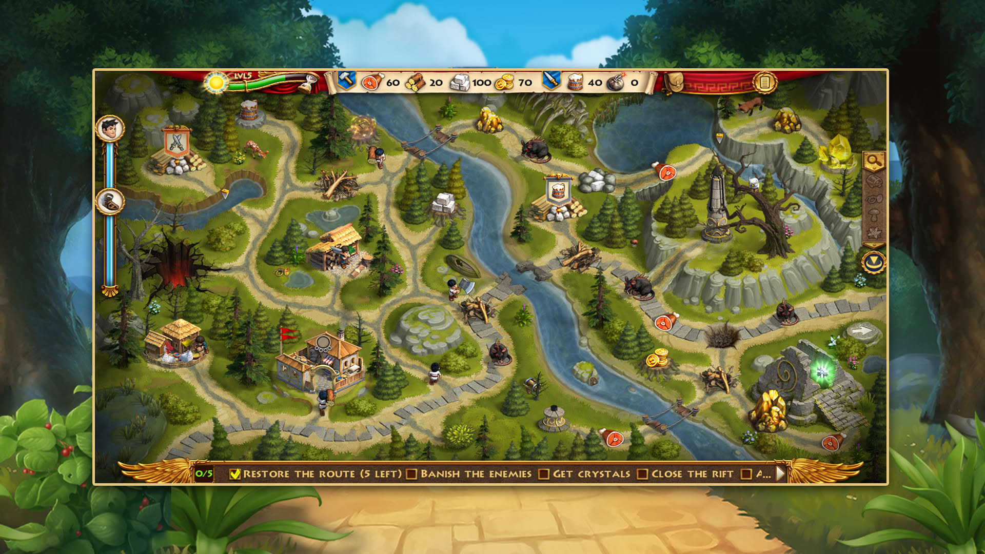 Screenshot for Roads of Rome: Portals - Collector's Edition