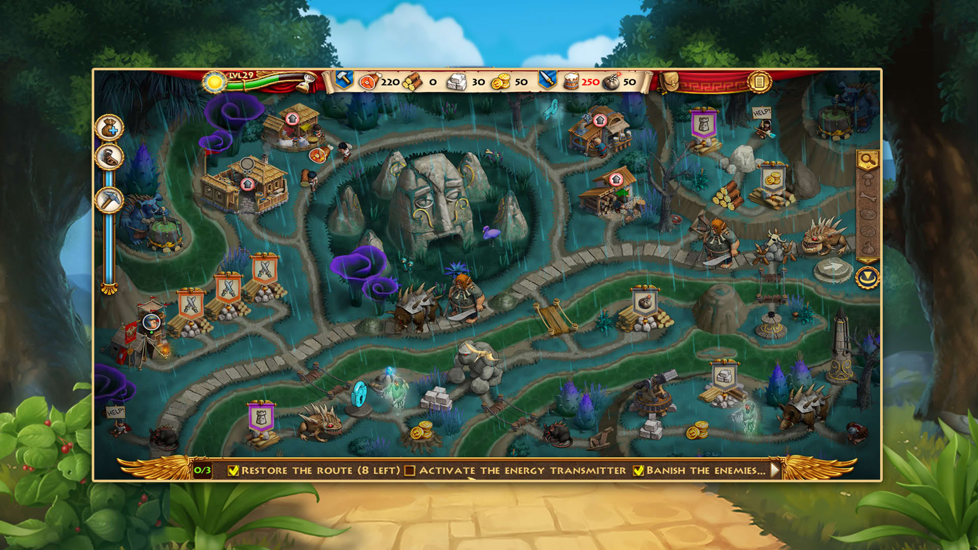 Screenshot for Roads of Rome: Portals - Collector's Edition