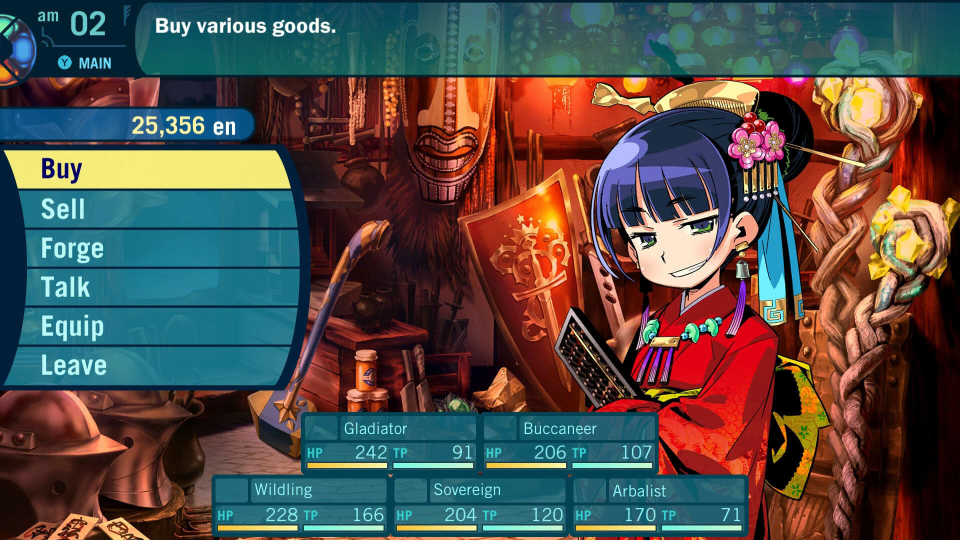 Screenshot for Etrian Odyssey III HD