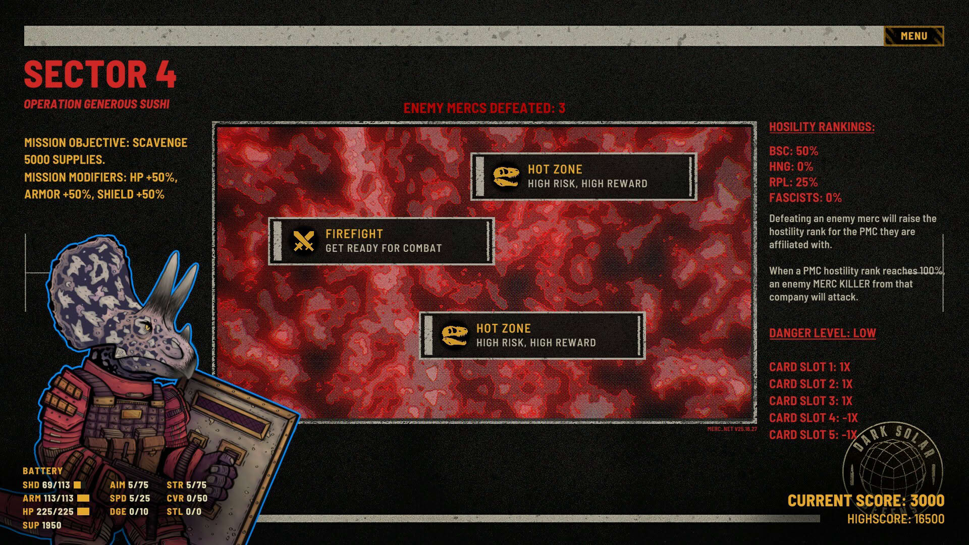 Screenshot for Dino Mercs