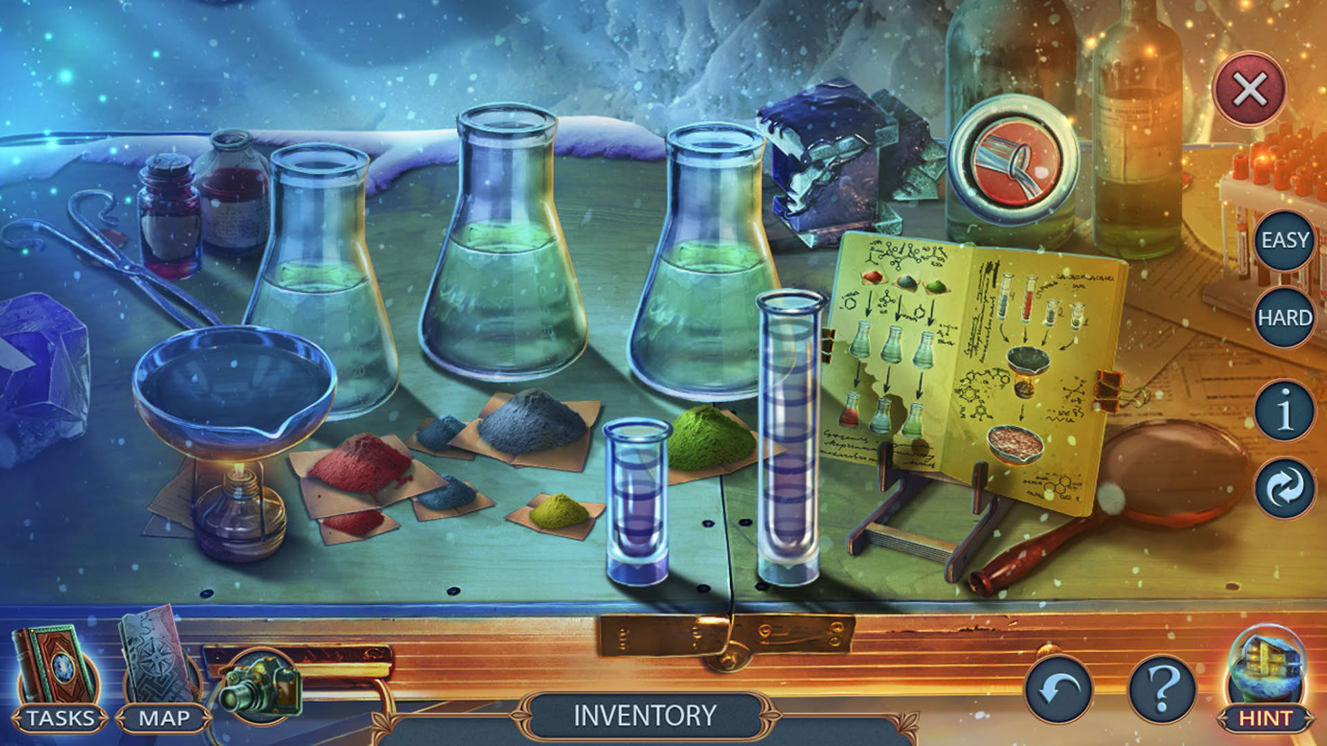 Screenshot for Mystical Riddles: Snowy Peak Hotel - Collector's Edition