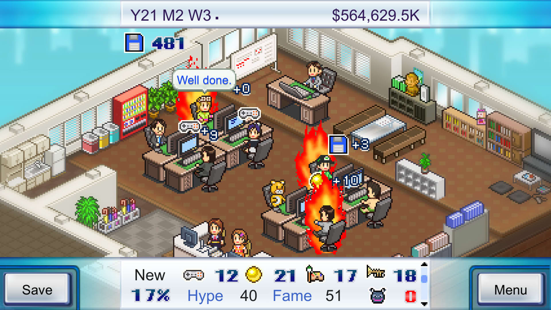 Screenshot for Game Dev Story