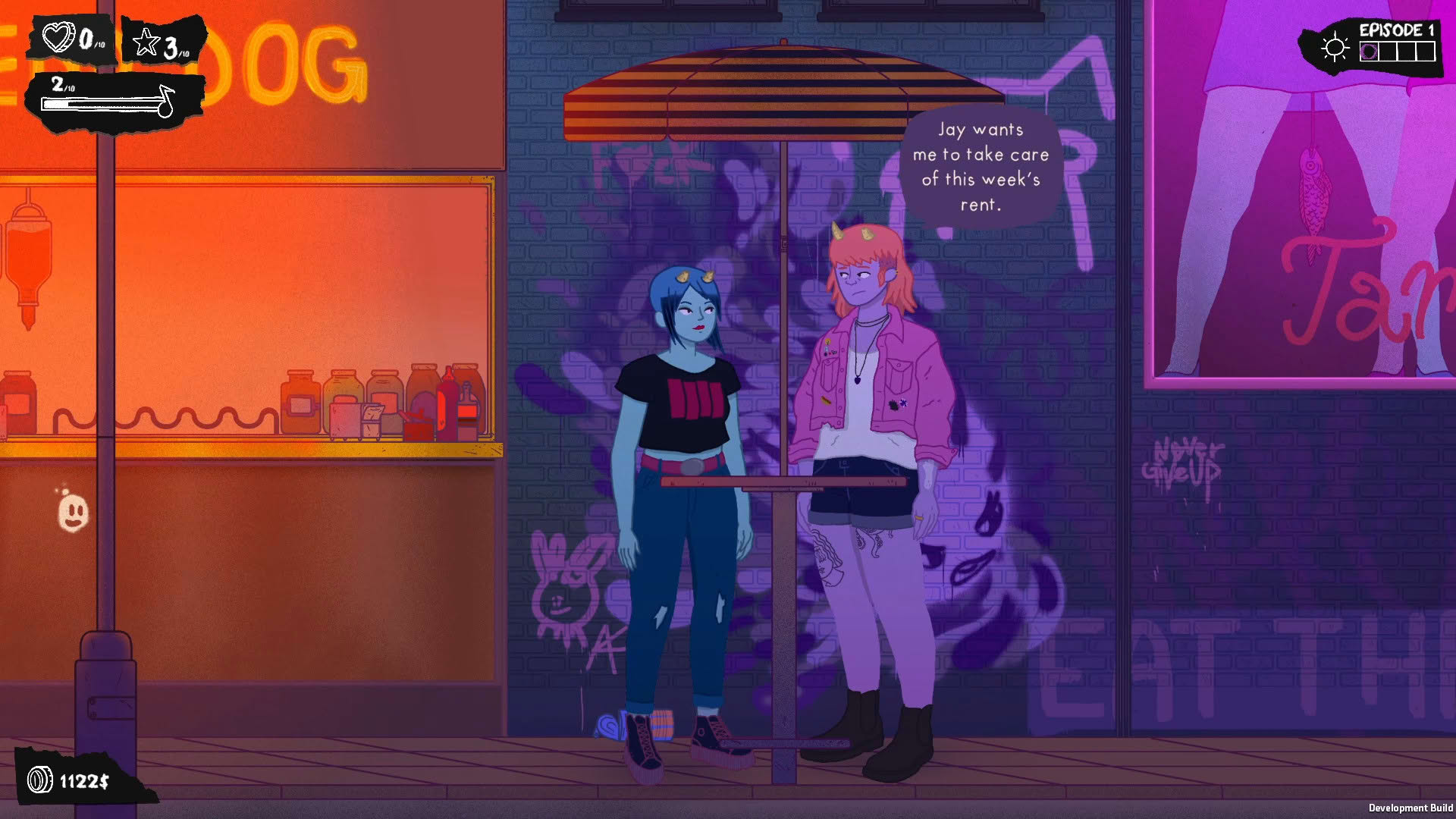 Screenshot for Dead Pets: A Punk Rock Slice of Life Sim
