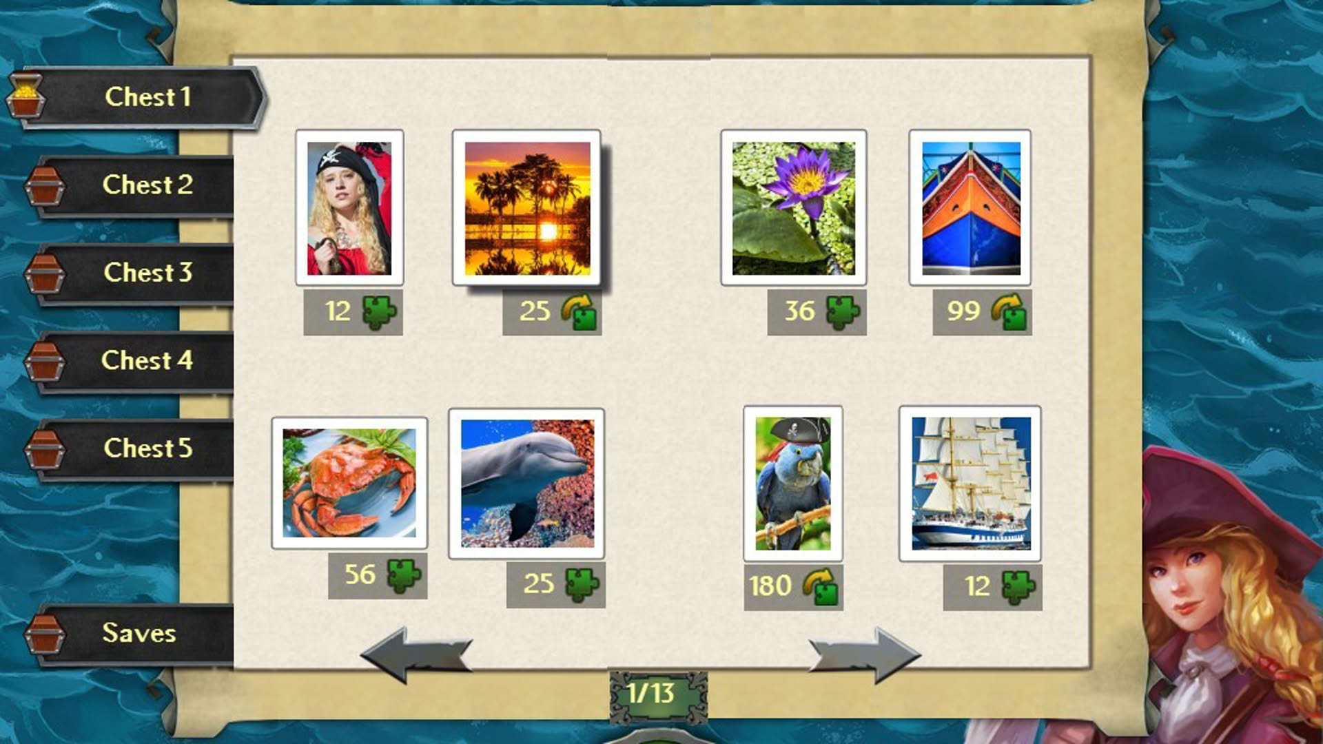 Screenshot for Pirate Jigsaw 2