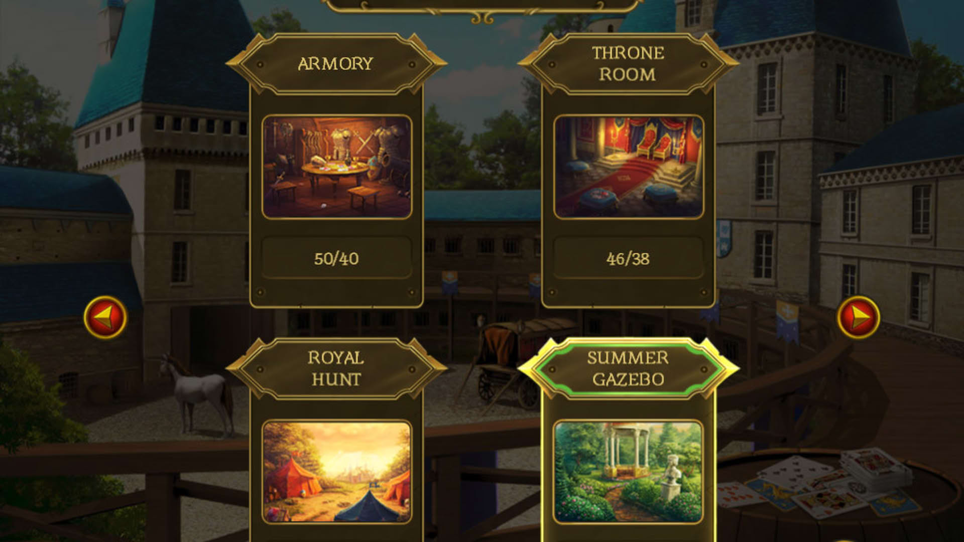 Screenshot for Knight Solitaire 2
