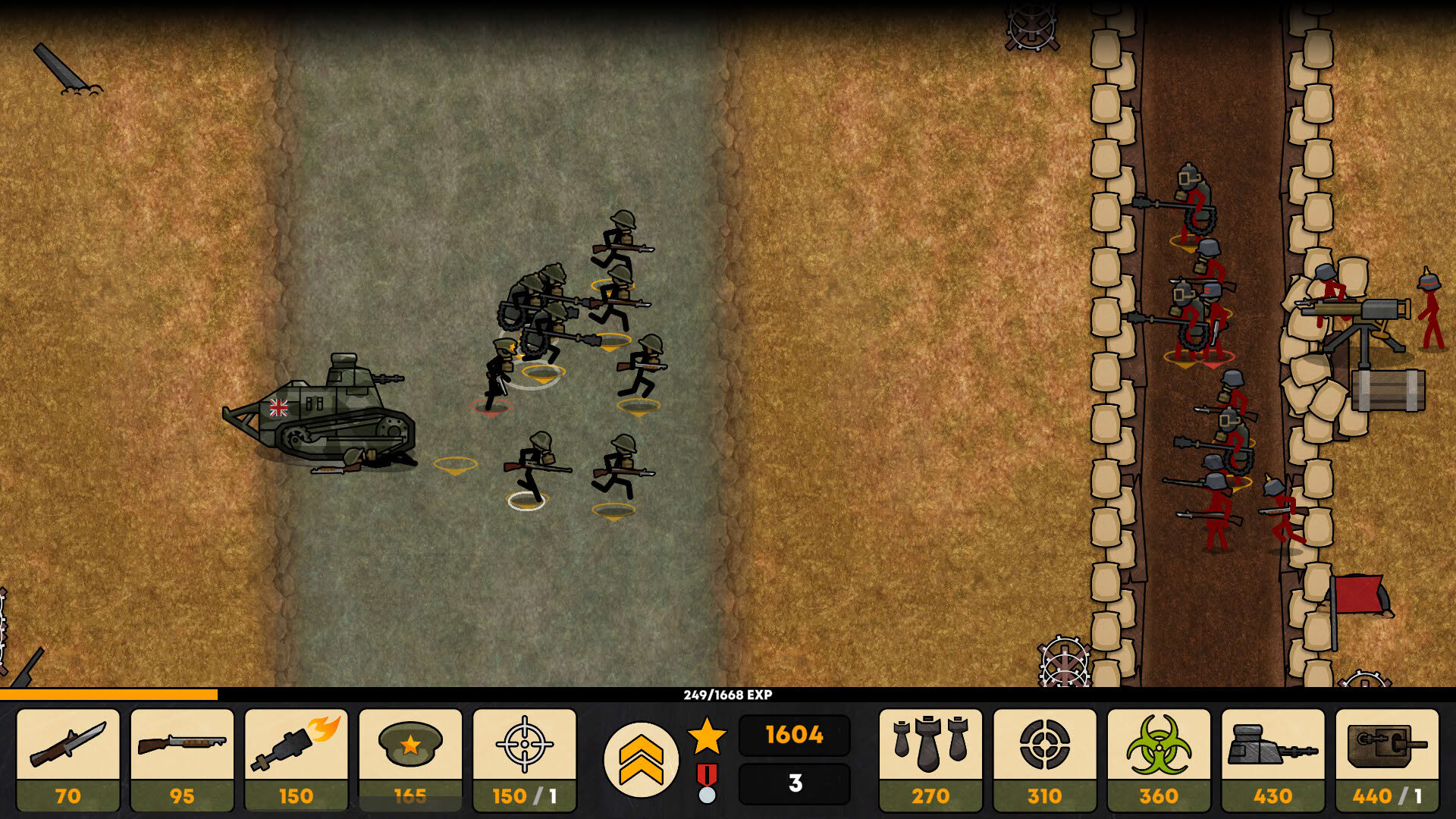 Screenshot for Stickman Trenches