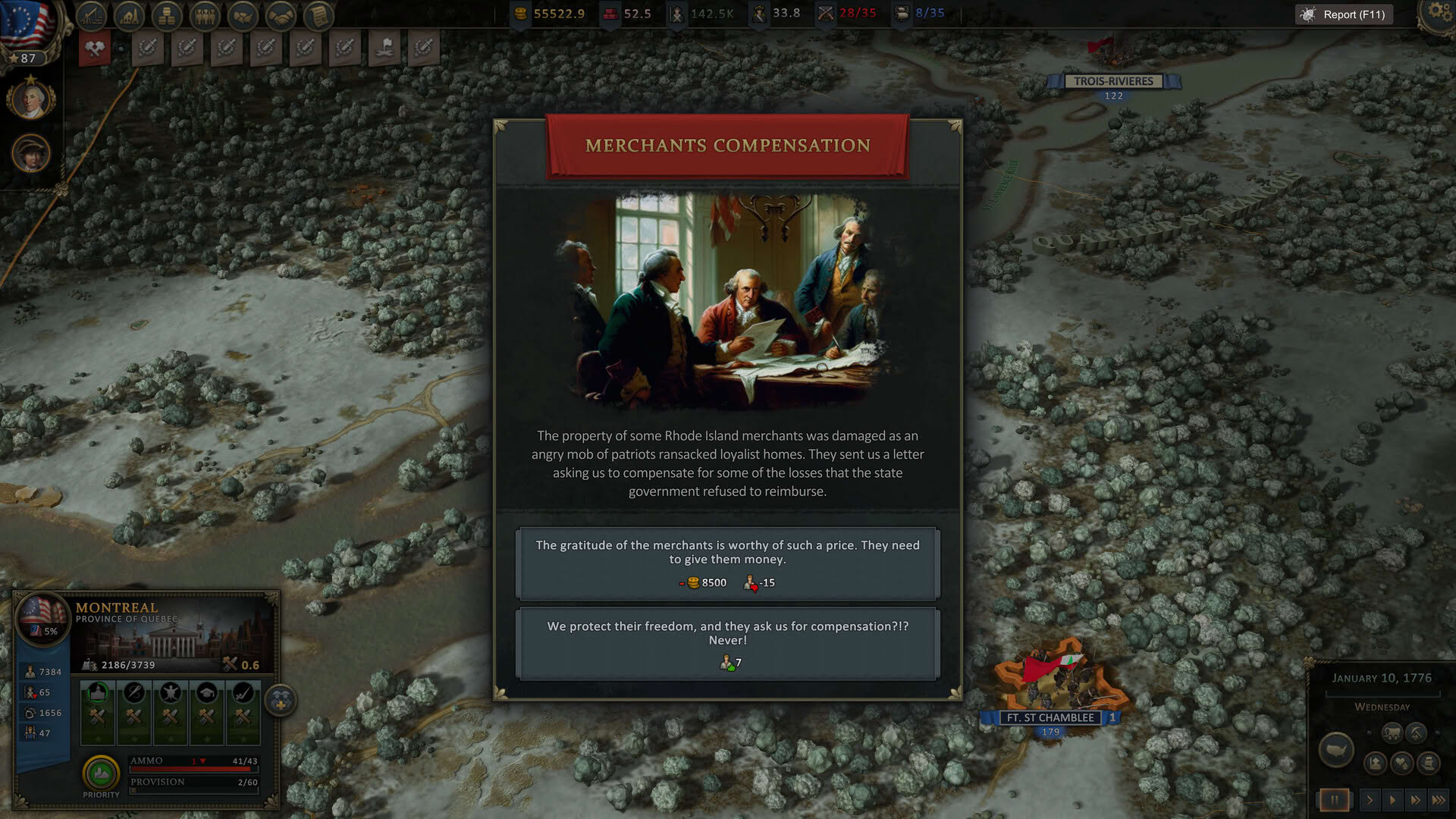 Screenshot for Ultimate General: American Revolution