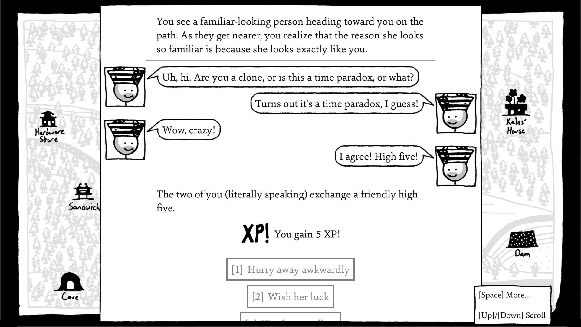Screenshot for Shadows Over Loathing