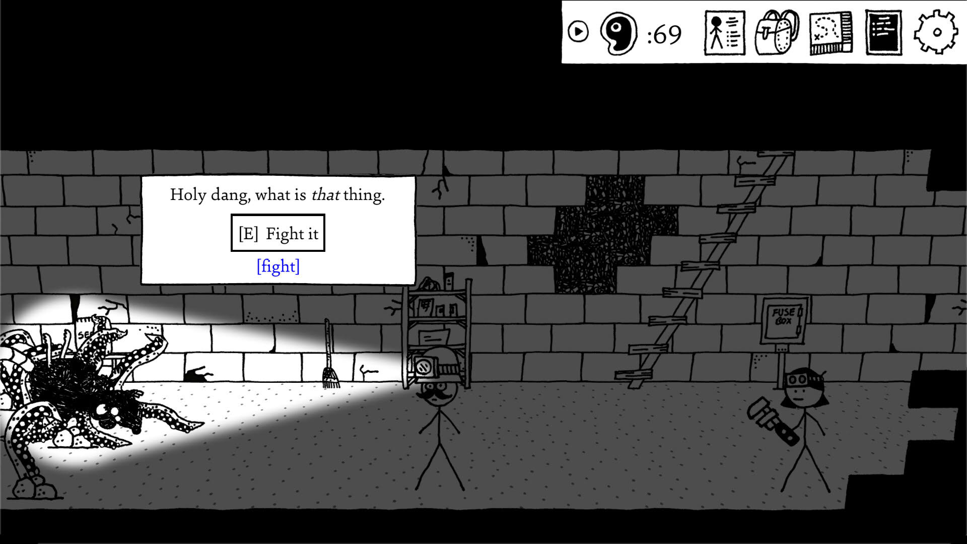 Screenshot for Shadows Over Loathing