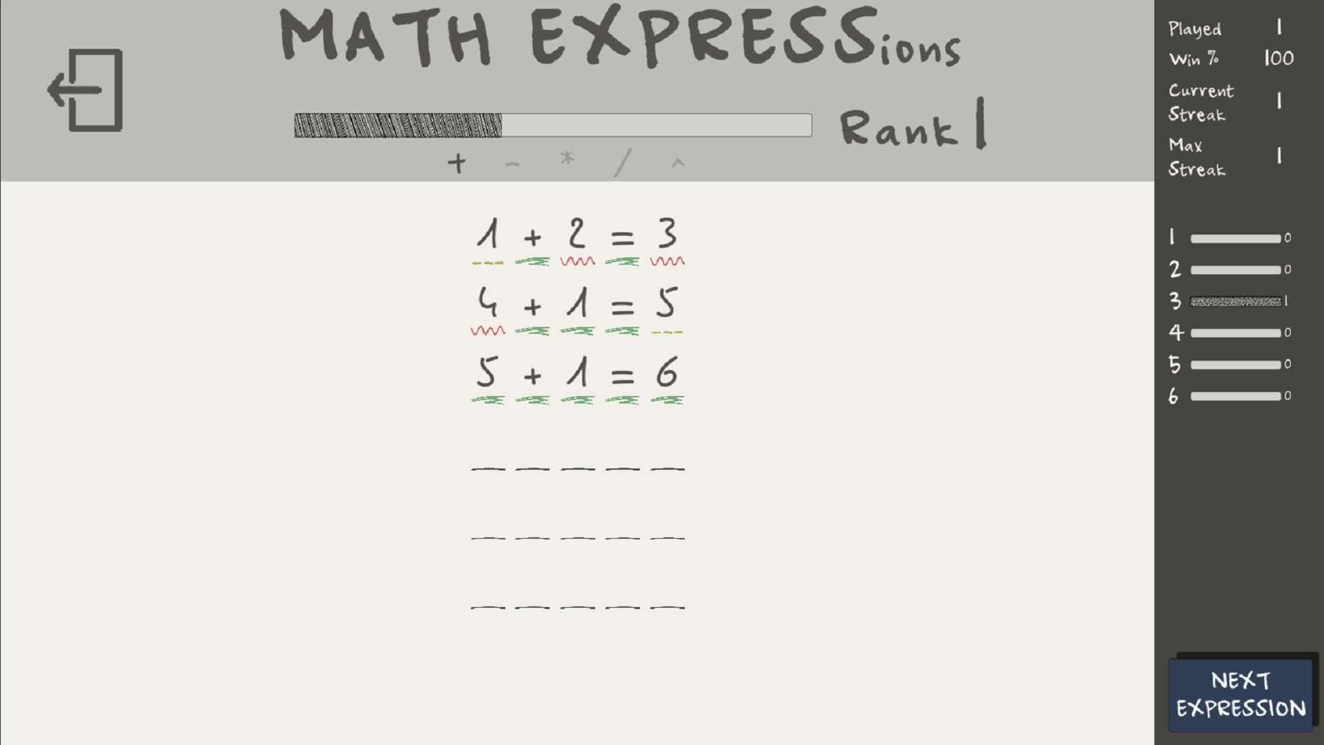 Screenshot for Math Expressions