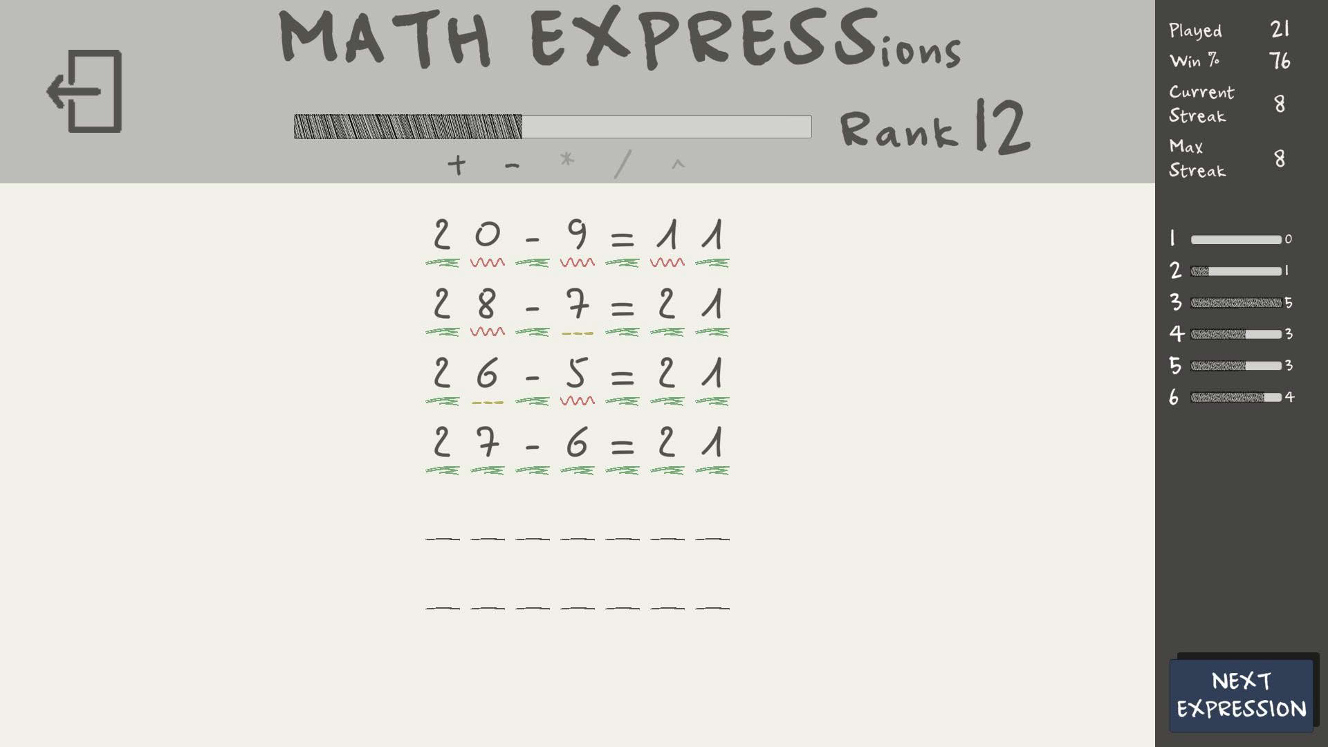 Screenshot for Math Expressions