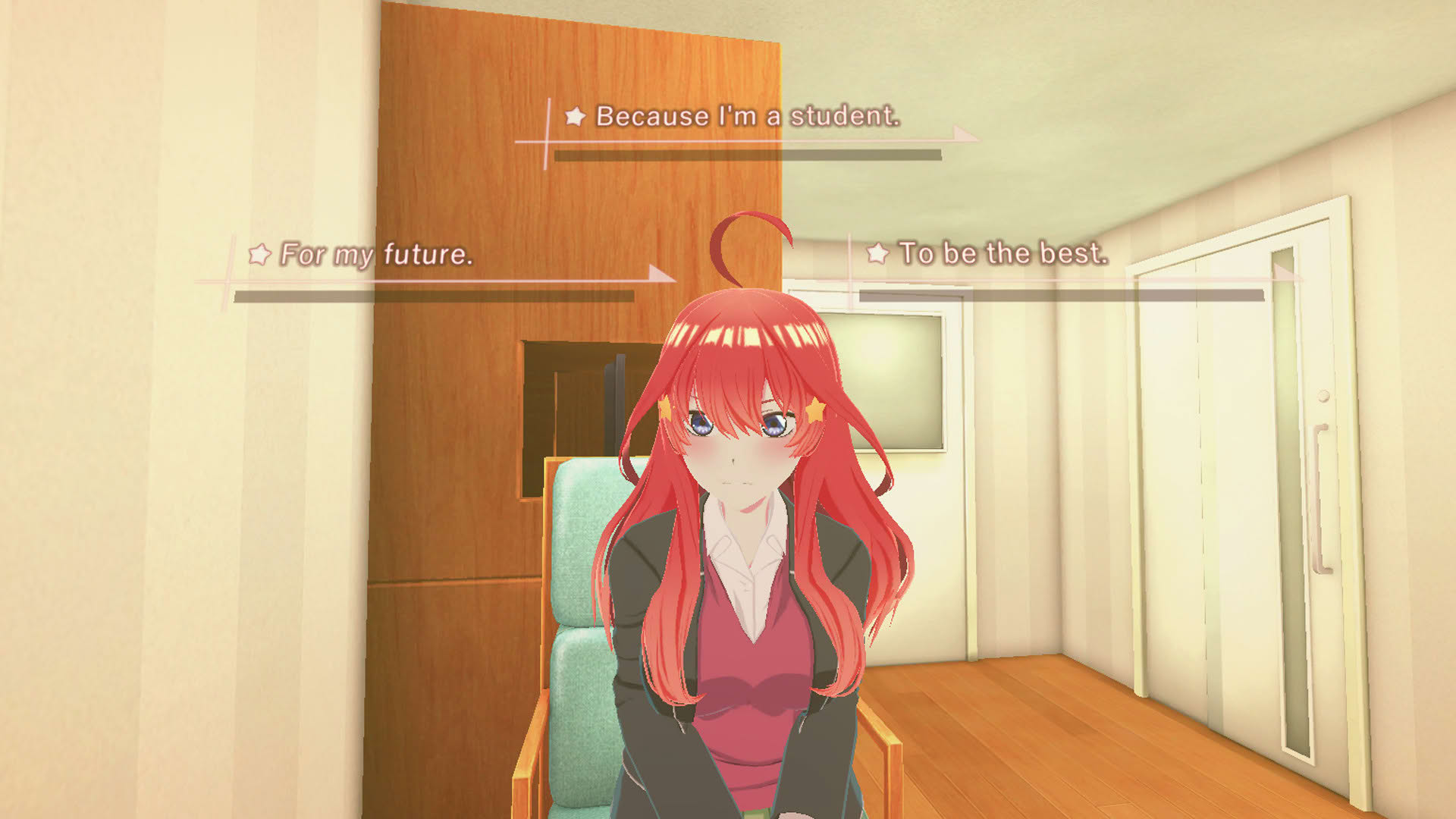Screenshot for The Quintessential Quintuplets: Omoide VR - Itsuki