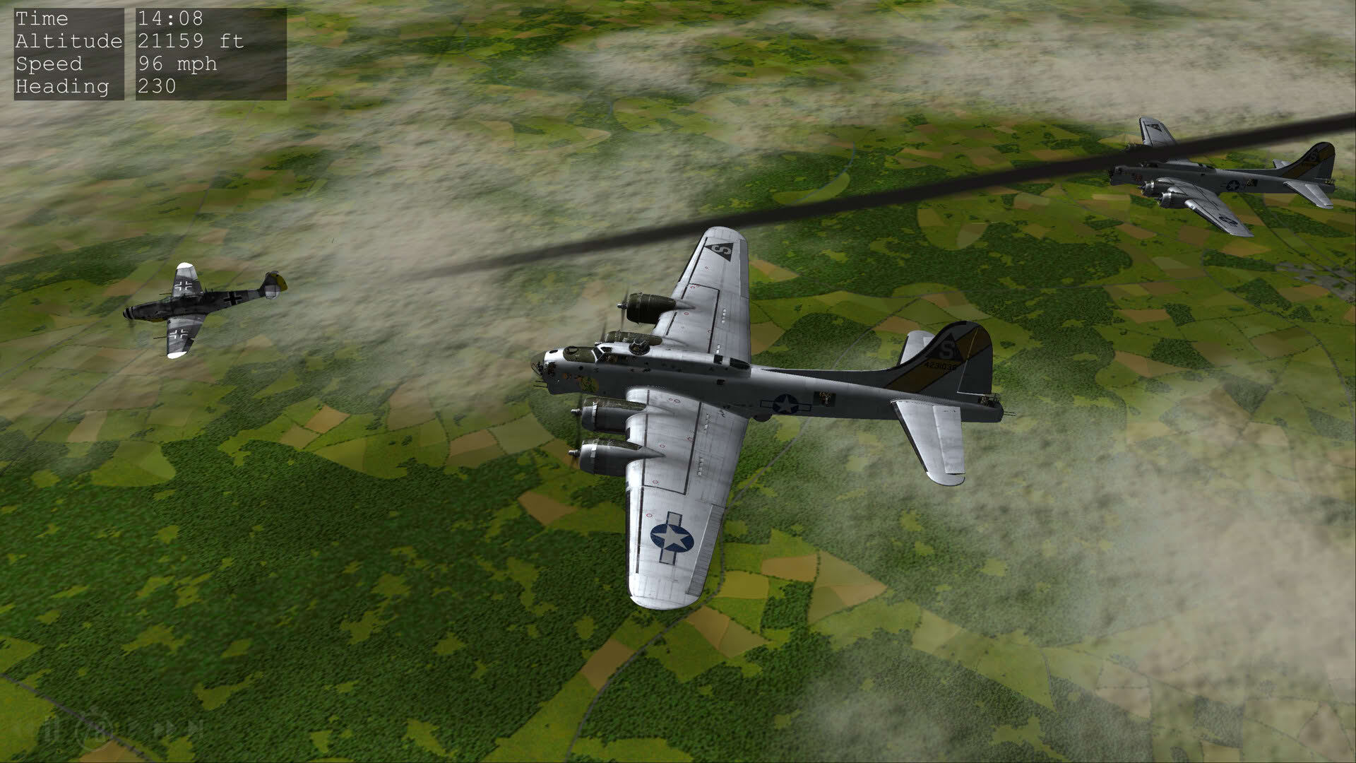 Screenshot for B-17 Flying Fortress: The Mighty 8th Redux