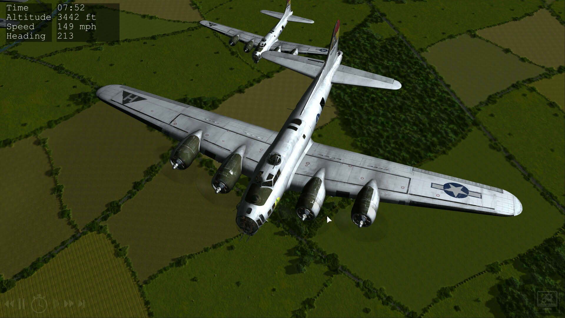 Screenshot for B-17 Flying Fortress: The Mighty 8th Redux