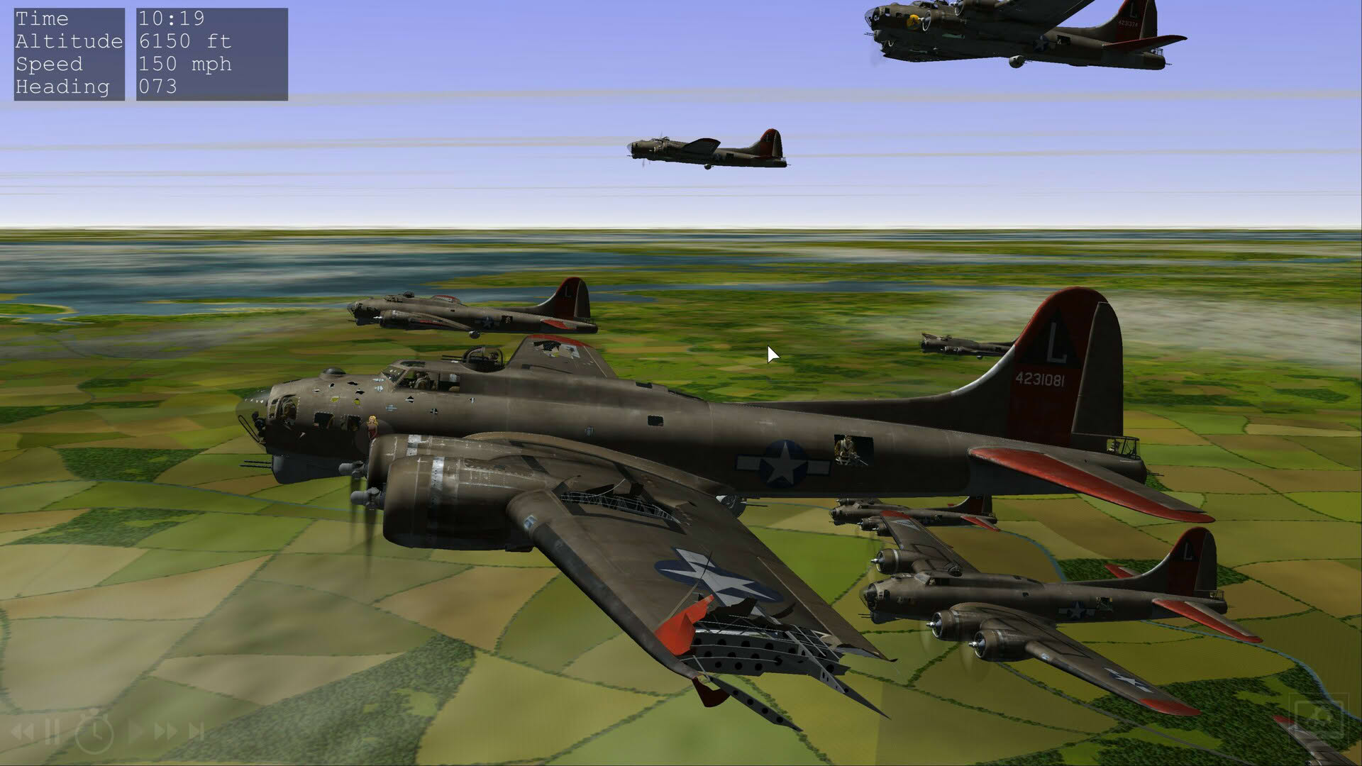 Screenshot for B-17 Flying Fortress: The Mighty 8th Redux