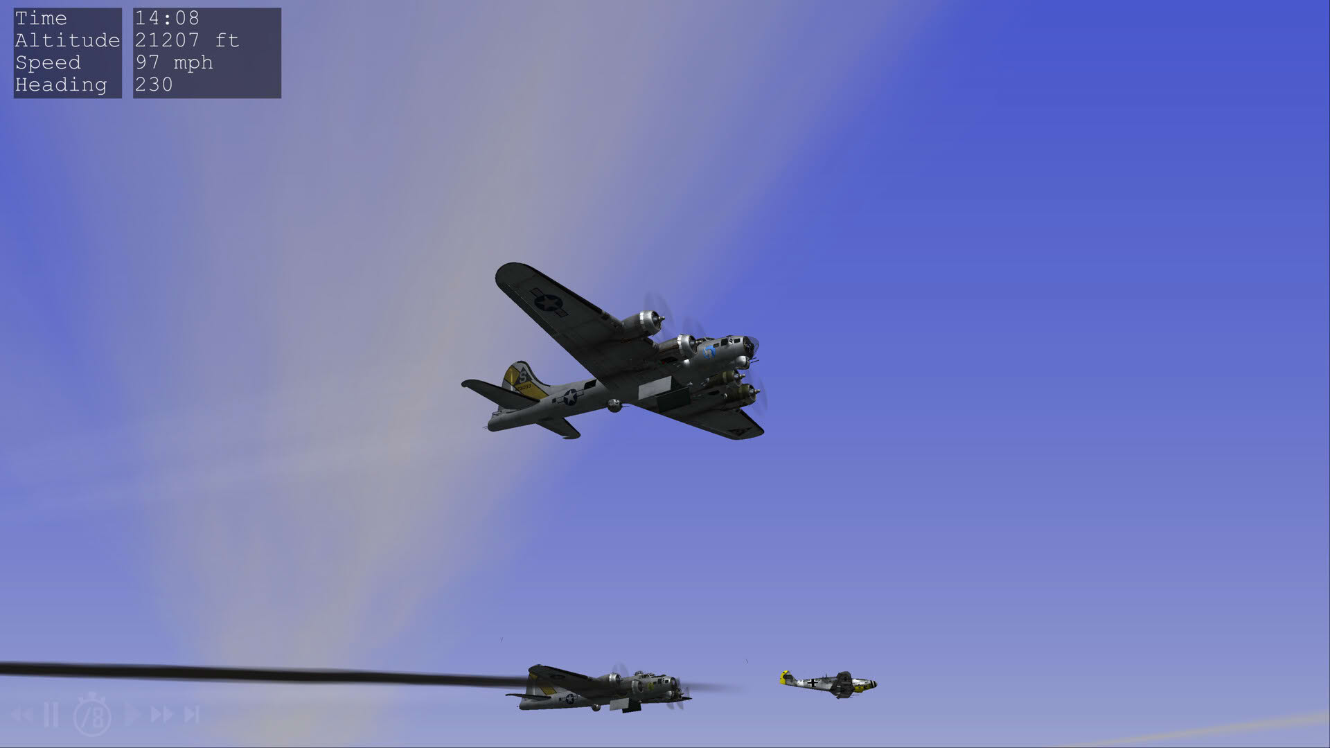Screenshot for B-17 Flying Fortress: The Mighty 8th Redux