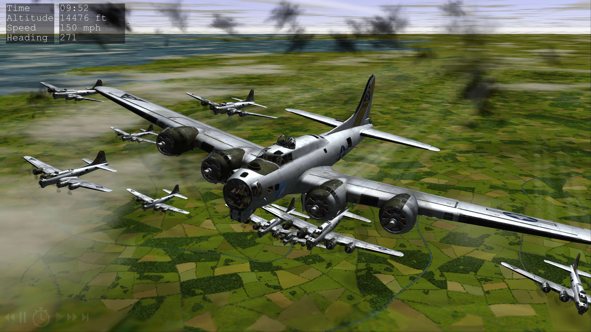Screenshot for B-17 Flying Fortress: The Mighty 8th Redux