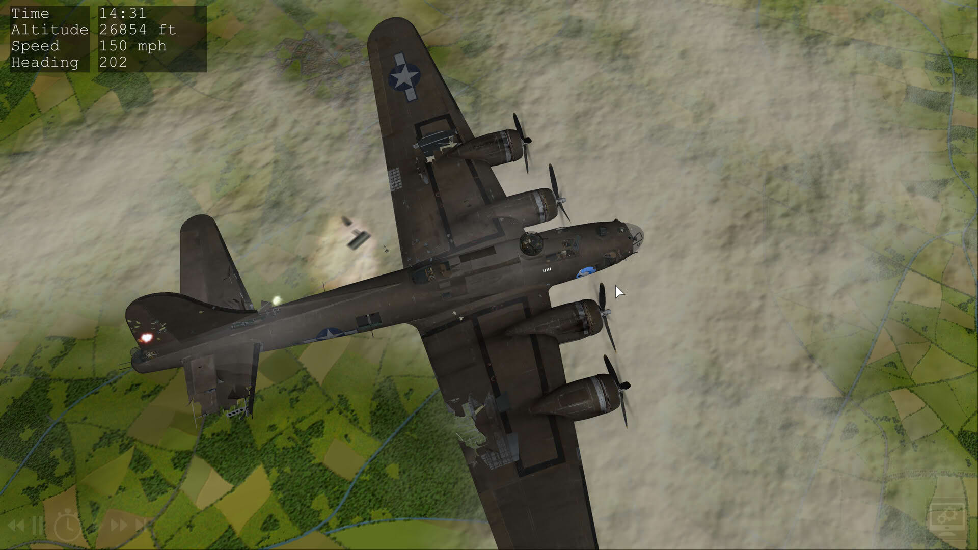 Screenshot for B-17 Flying Fortress: The Mighty 8th Redux