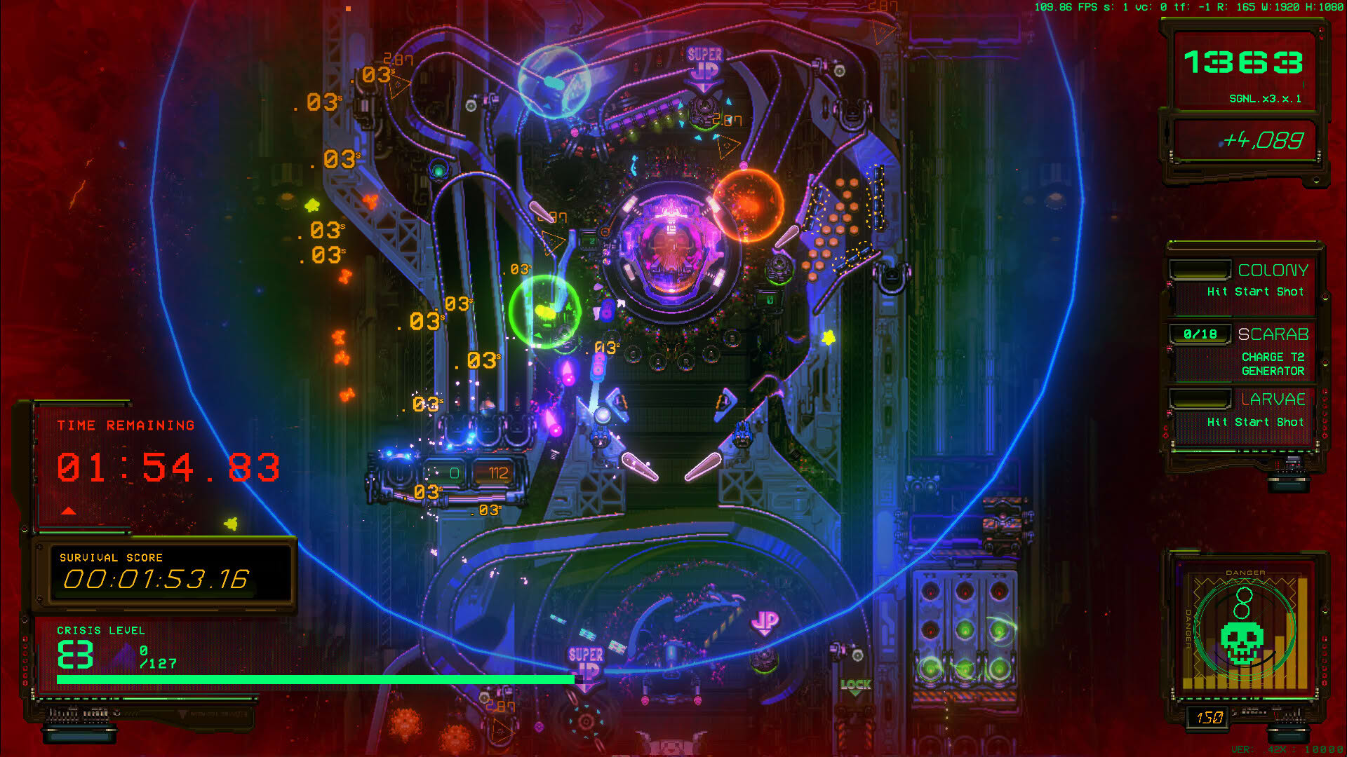 Screenshot for Xenotilt: Hostile Pinball Action