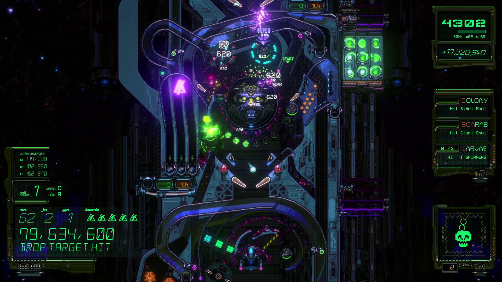 Screenshot for Xenotilt: Hostile Pinball Action