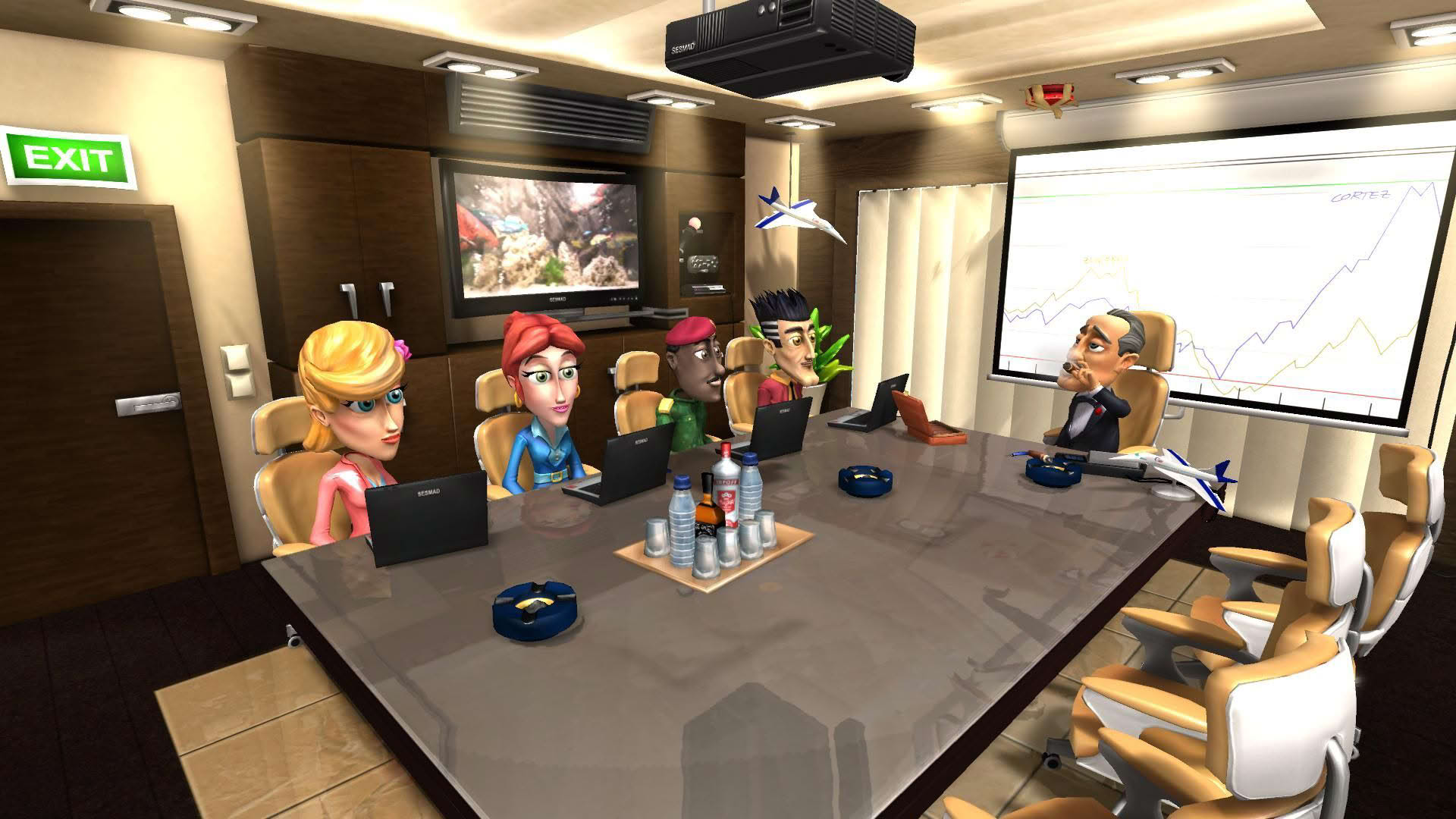 Screenshot for Airline Tycoon 2