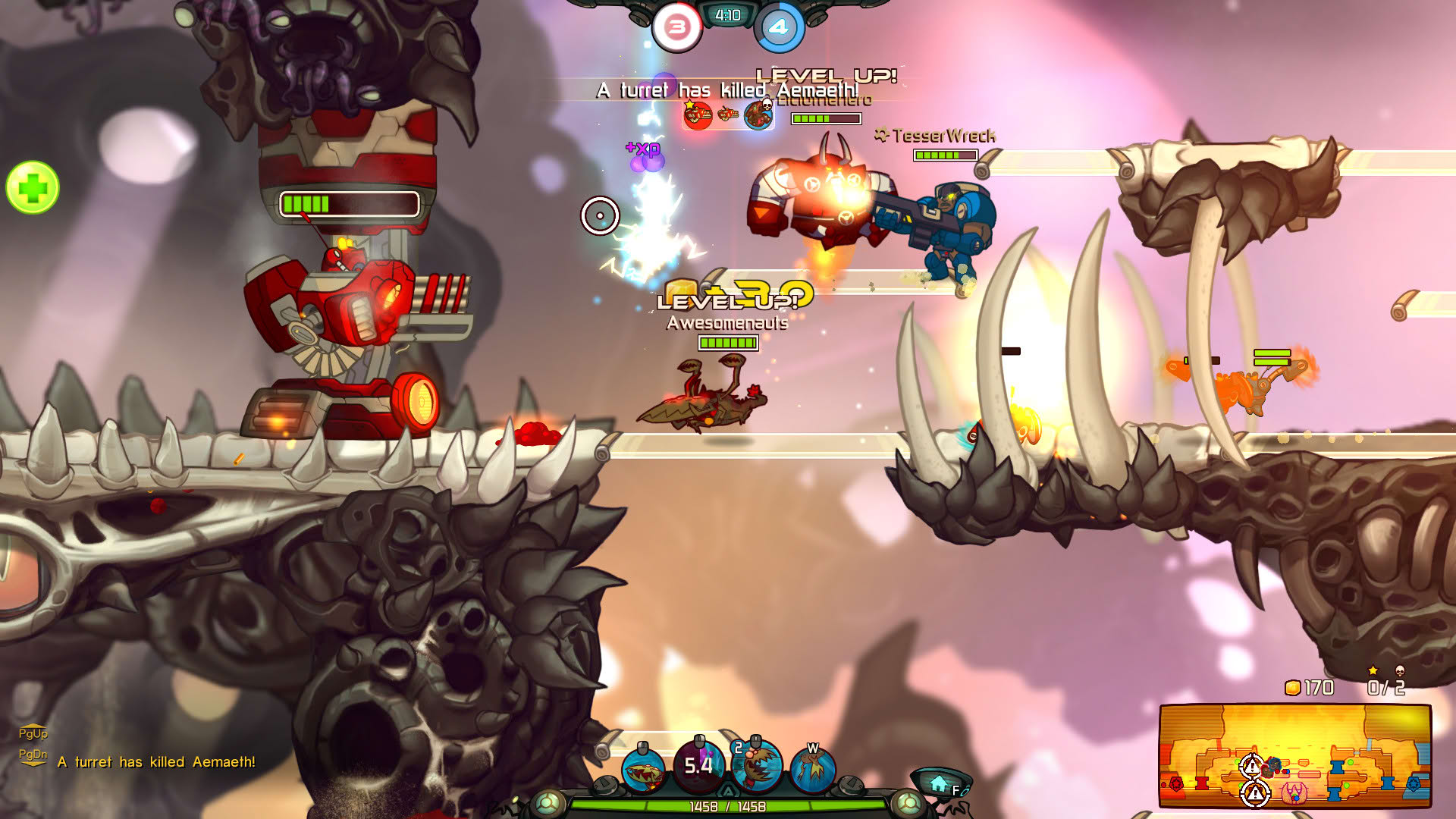 Screenshot for Awesomenauts